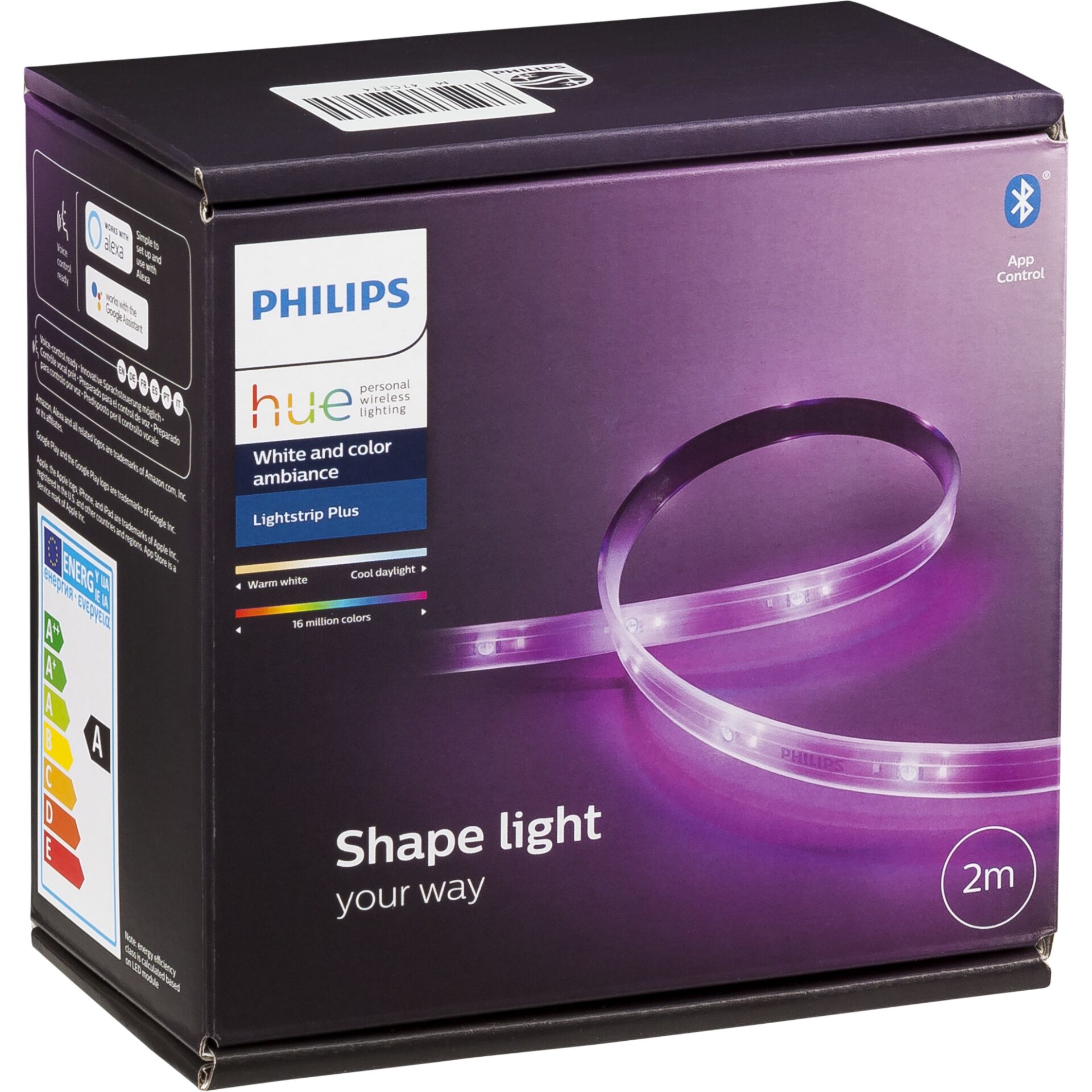 Philips Hue LightStrip Plus 2m 1600lm White Color Ambiance B