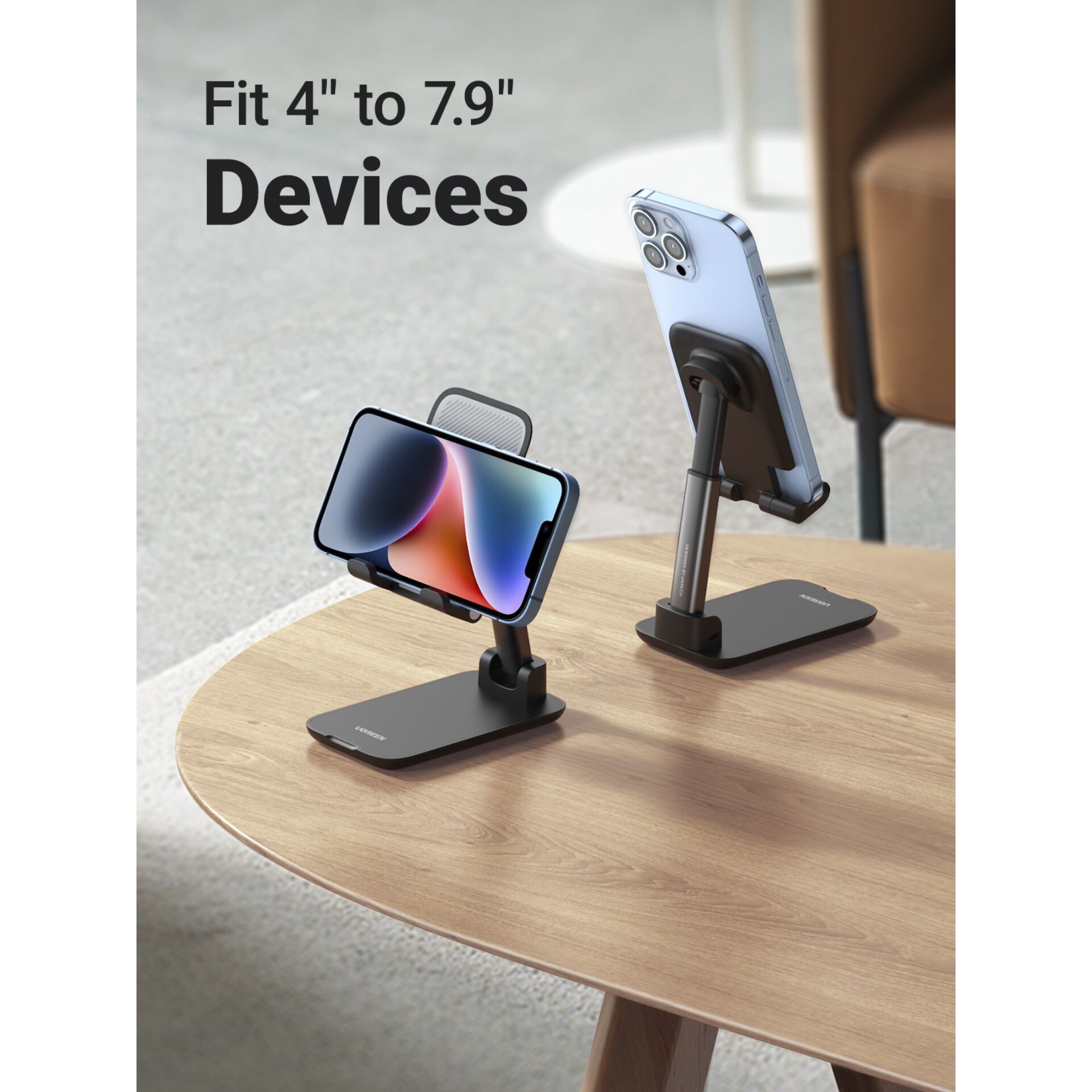 UGREEN Foldable Multi-Angle Phone Desktop Stand nero