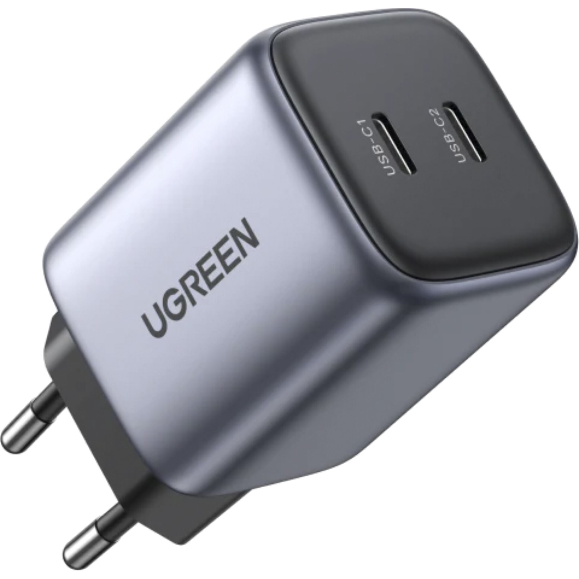 UGREEN Nexode 45W Dual USB-C PD caricabatt. (25W+20W)