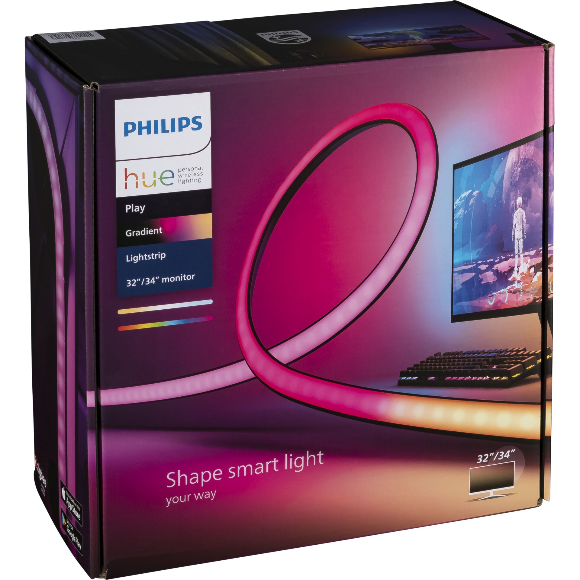 Philips Hue Play Gradient LED Lightstrip PC 32/34 Inch