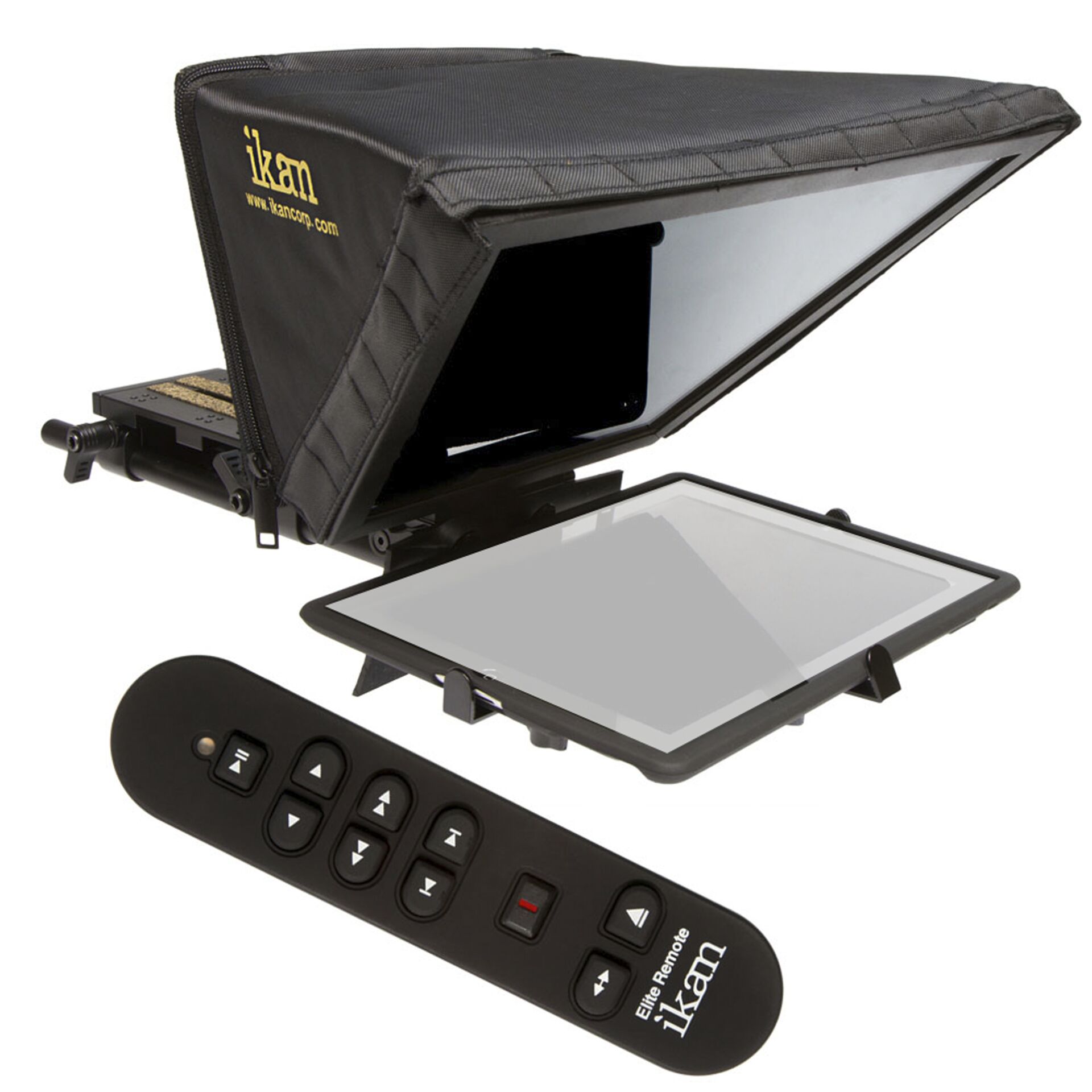 Ikan PT-ELITE-U-RC tablet teleprompter Set con telecomando
