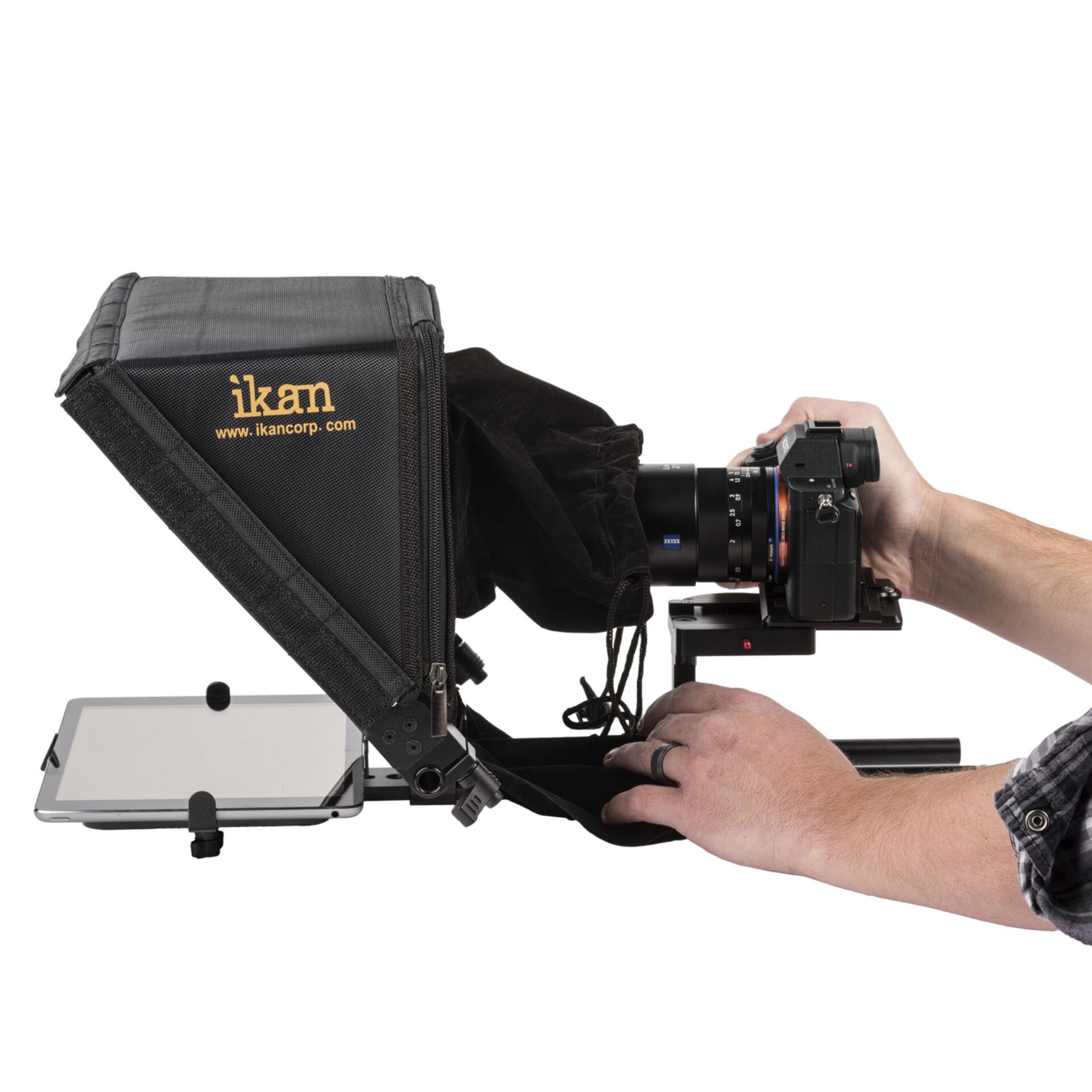 Ikan PT-ELITE-V2-RC Elite Tablet + iPad Teleprompter con tel