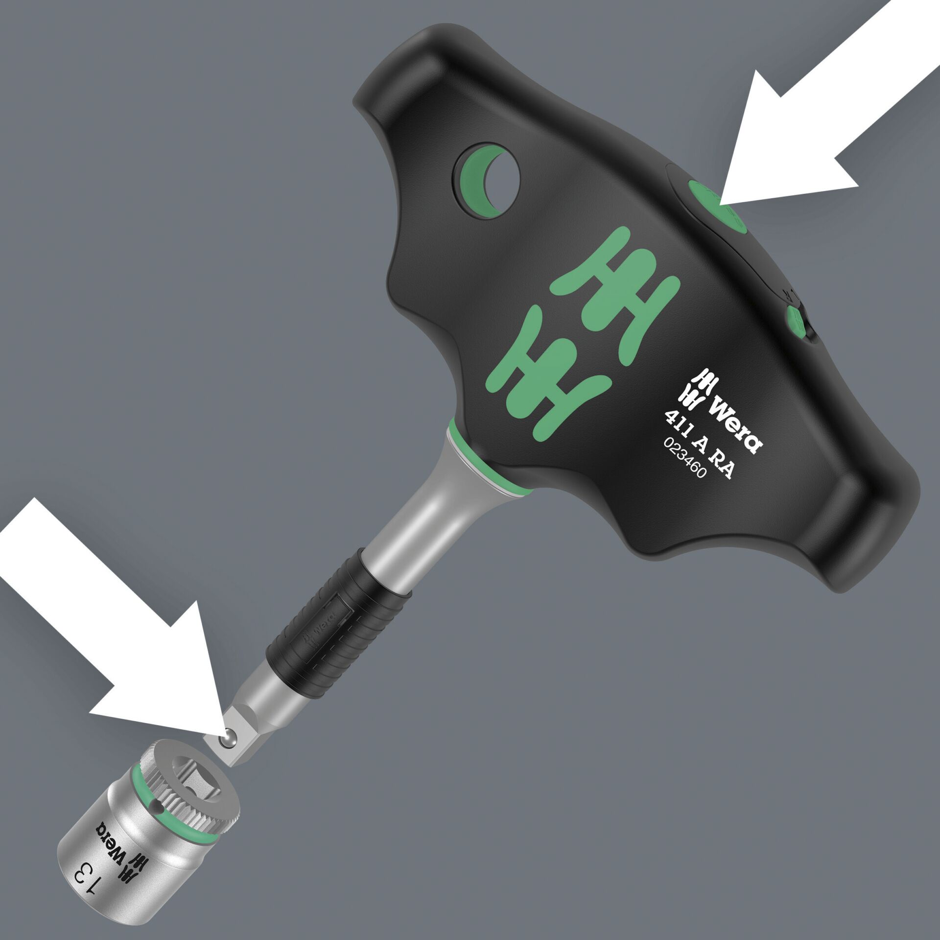 Wera 411 A RA Quergriff