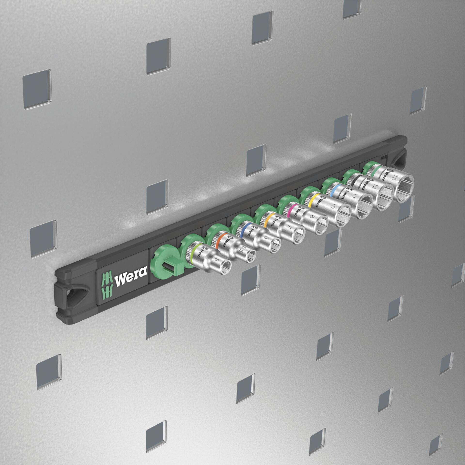 Wera Nuss-Magnetleiste A 4 Zyklop Steckschluesseleinsatz