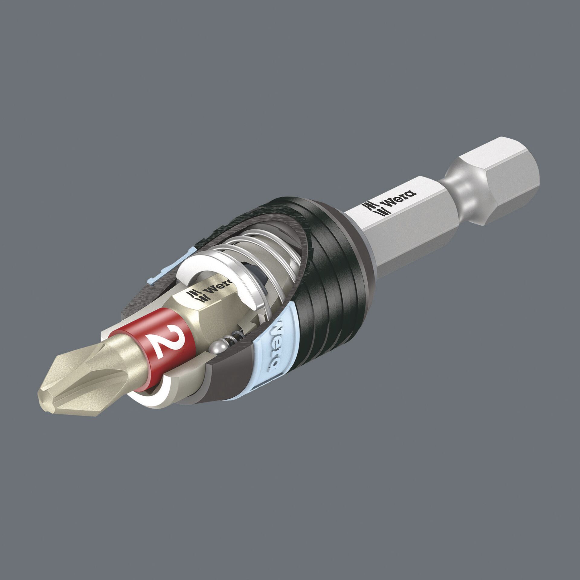 Wera 3888/4/1 K Rapidaptor Universalhalter, Edelstahl