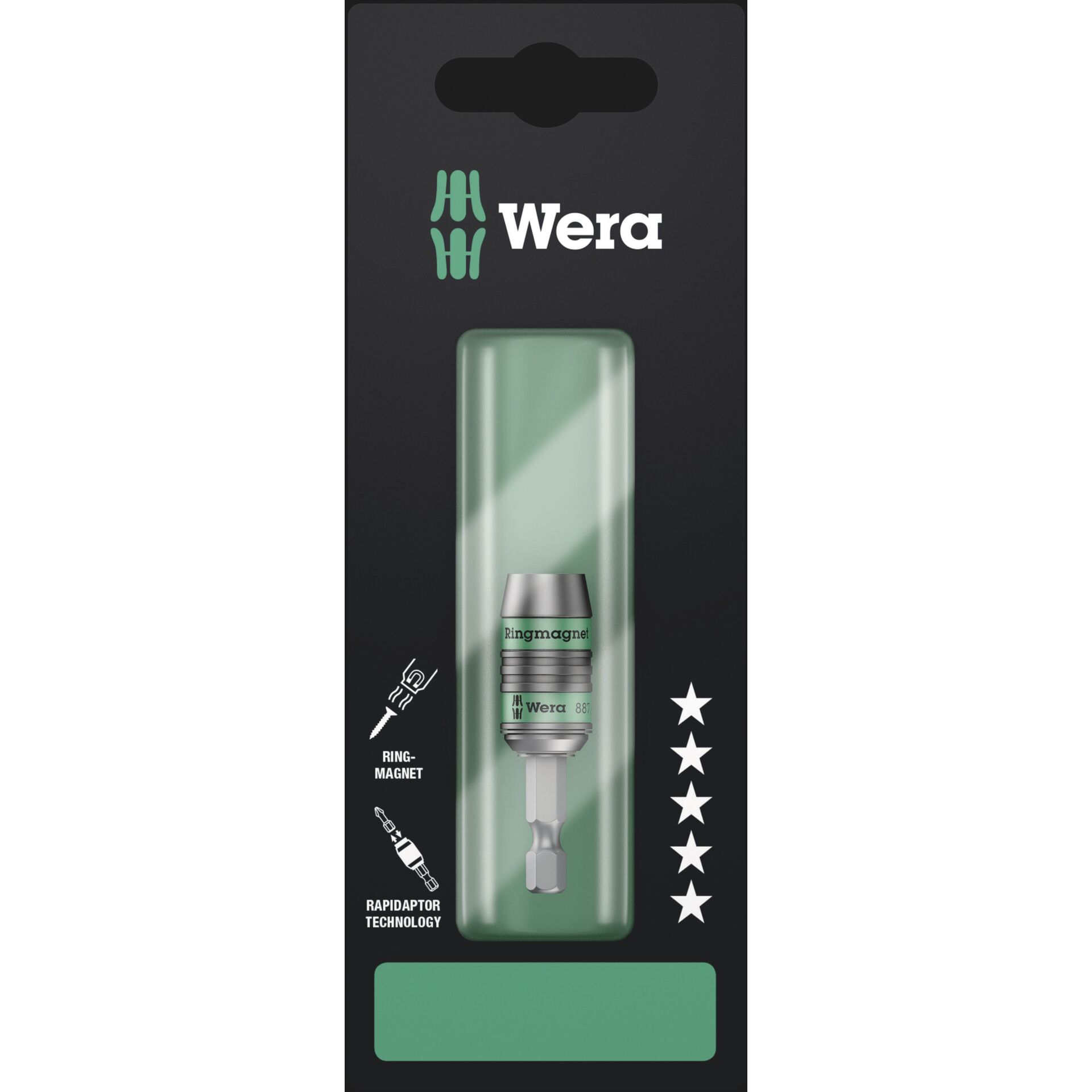 Wera 887/4 RR SB Rapidaptor Universalhalter mit Ringmagnet
