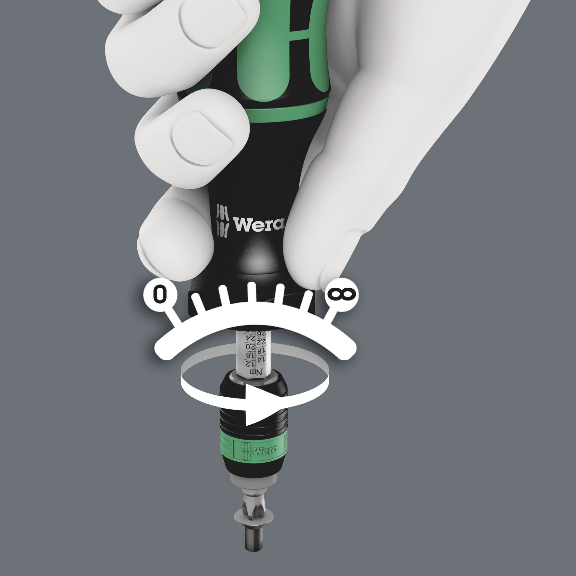 Wera Serie 7400 Kraftform Drehmomentschraubendreher