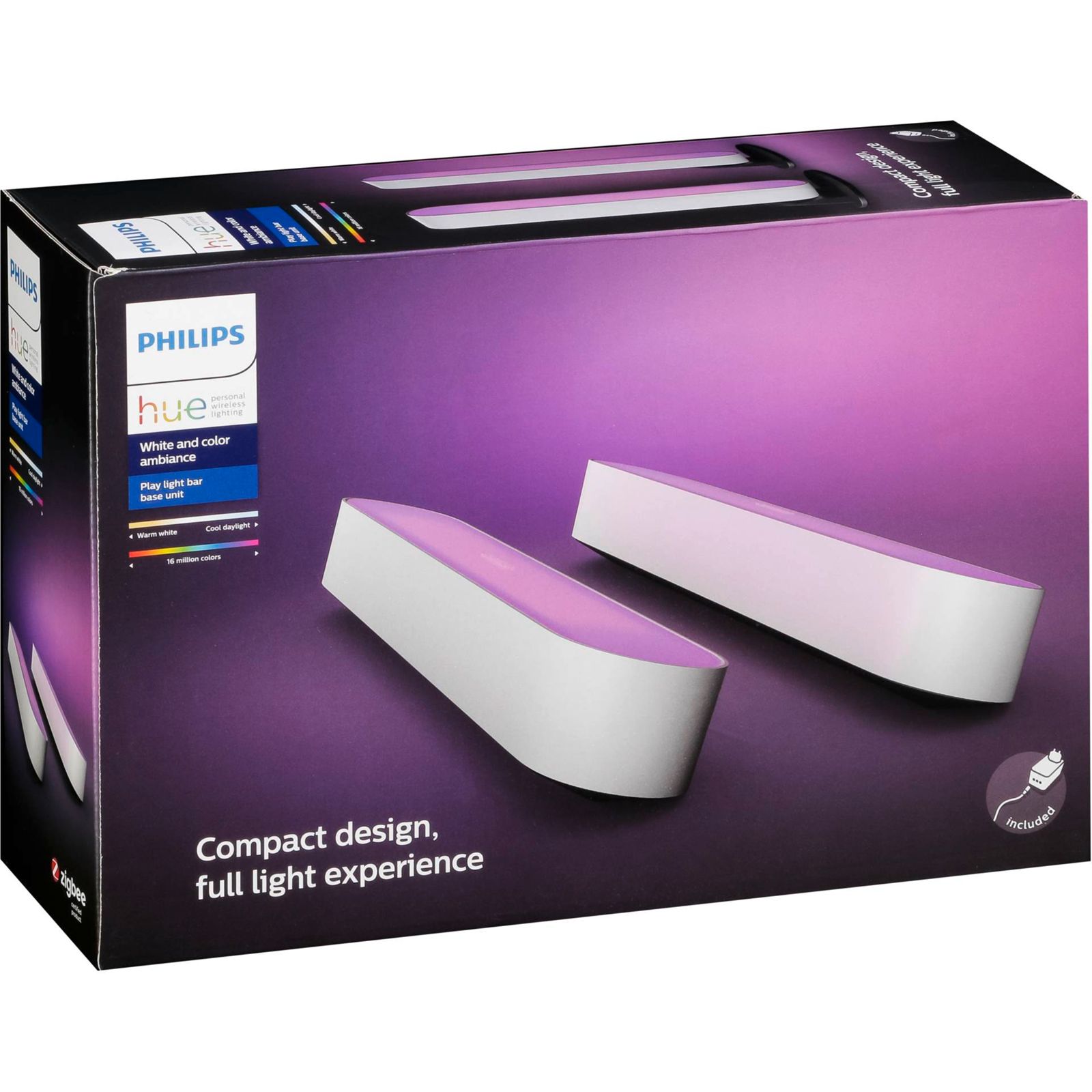 Philips Hue Play Lightbar pacco doppio LED bianco