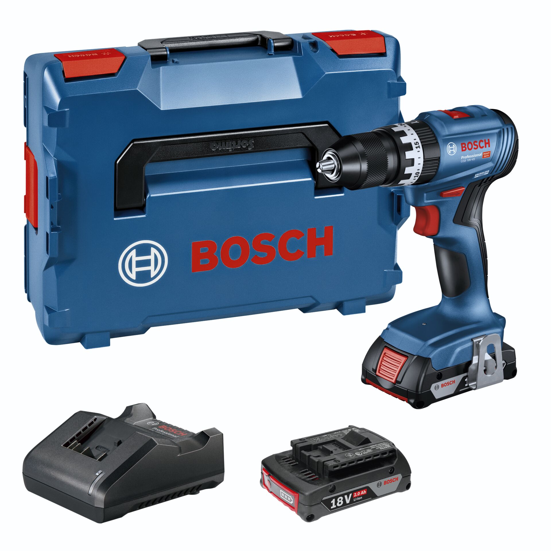 Bosch GSB 18V-45 Cordless Combi Drill