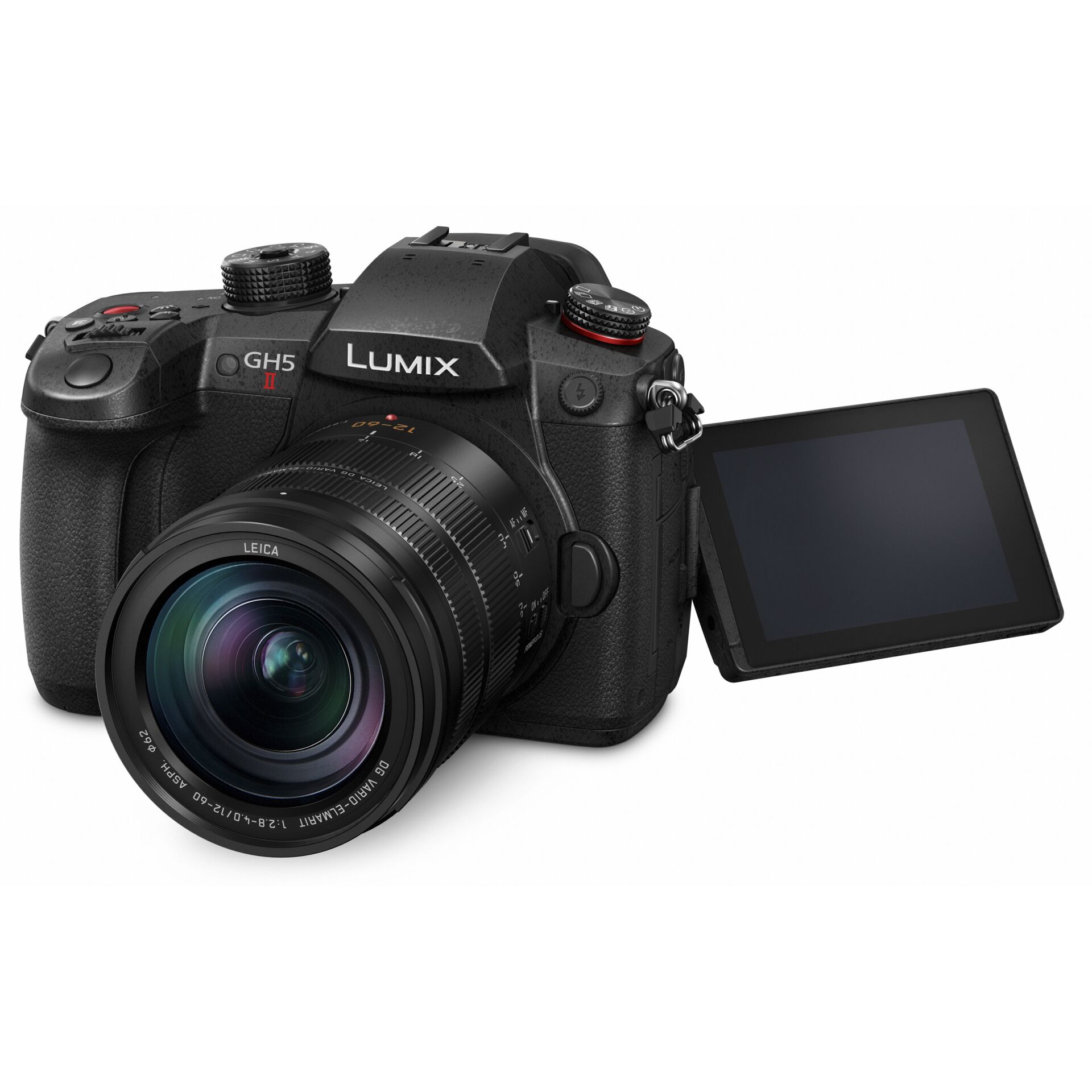 Panasonic Lumix GH5 II Set con Leica ES 2,8-4,0/12-60 OIS