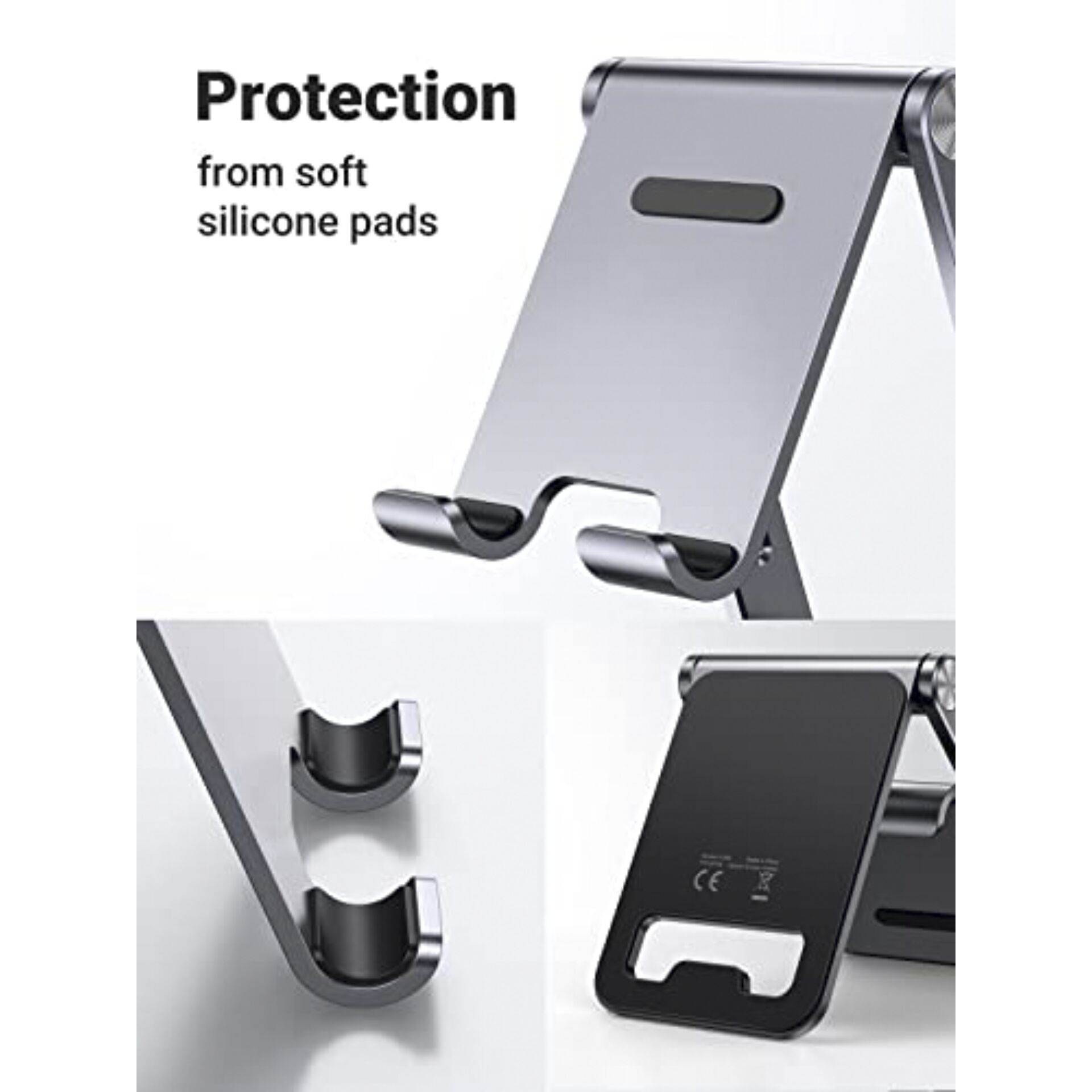 UGREEN Foldable Multi-Angle Phone Stand grigio