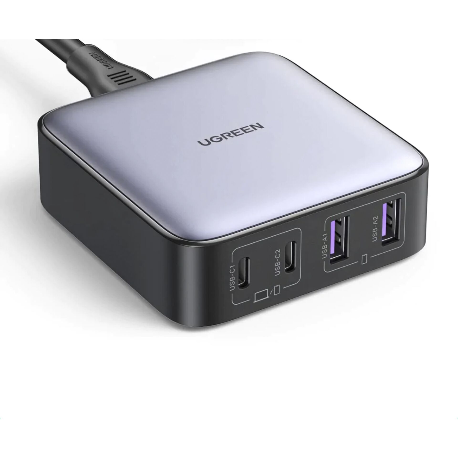 UGREEN Nexode 2*USB-A + 2*USB-C 65W Desktop caricabatt. rapi