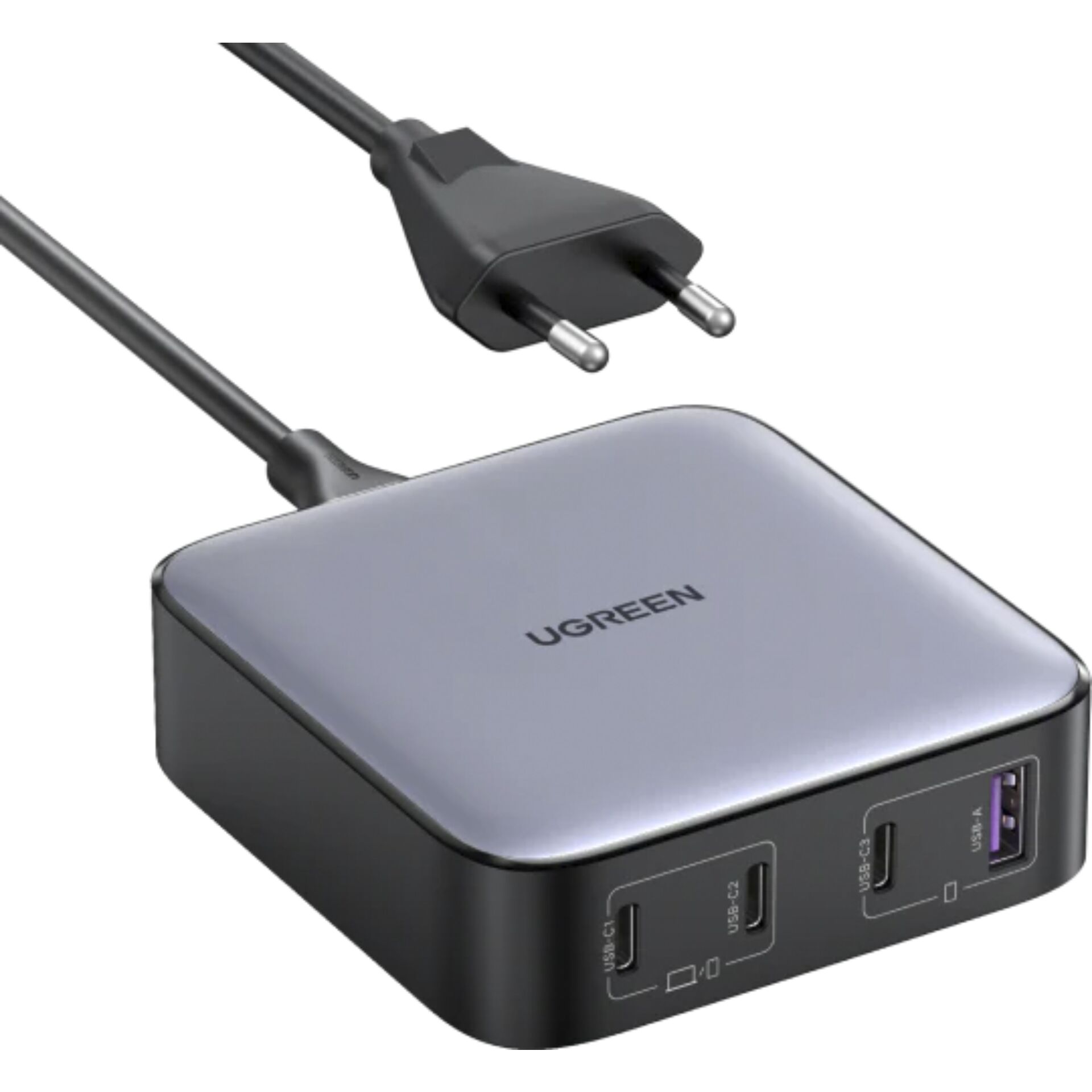 UGREEN Nexode 1*USB-A + 3*USB-C 100W Desktop caricabatt.rapi