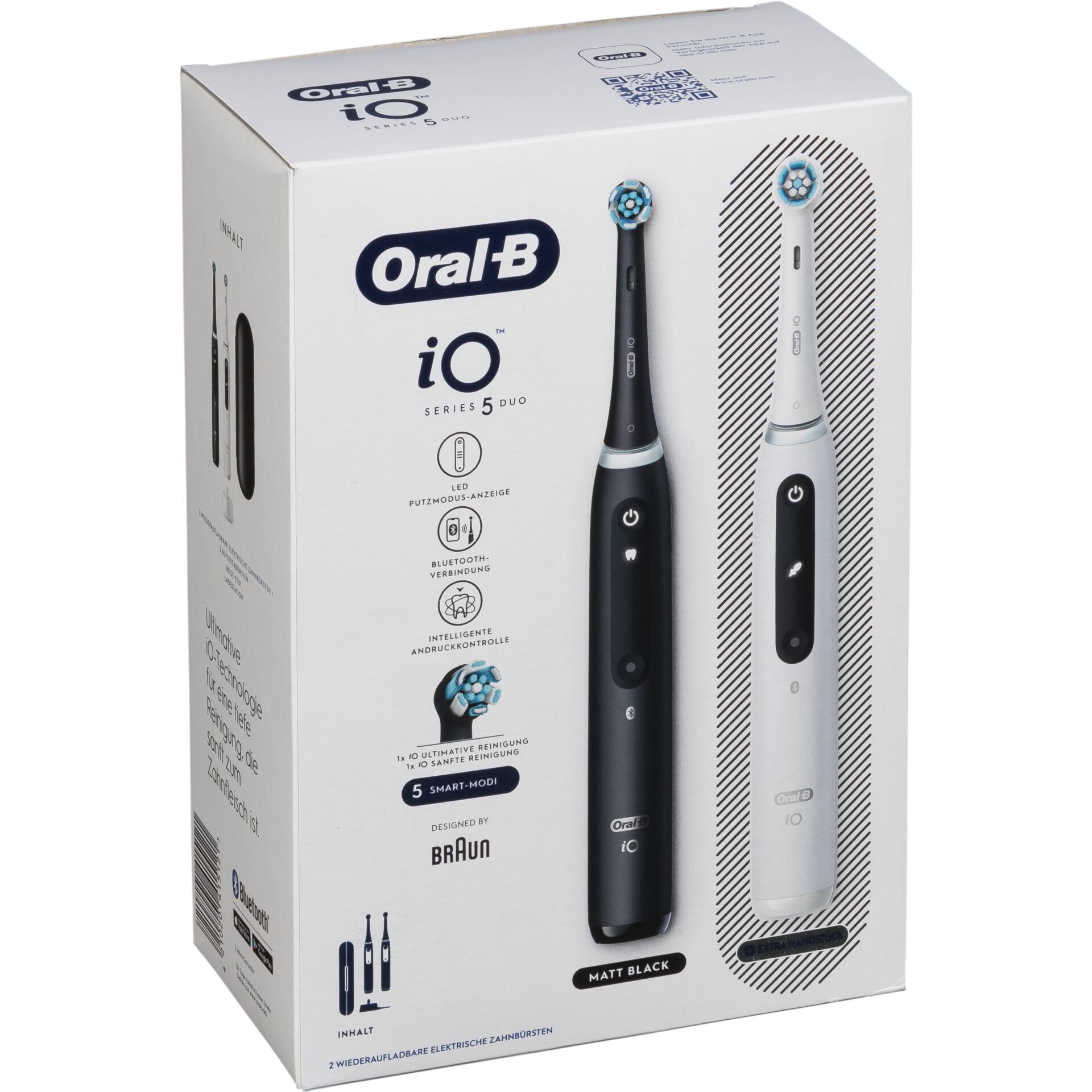 Oral-B iO Series 5 Duo Black / White with 2nd Handle