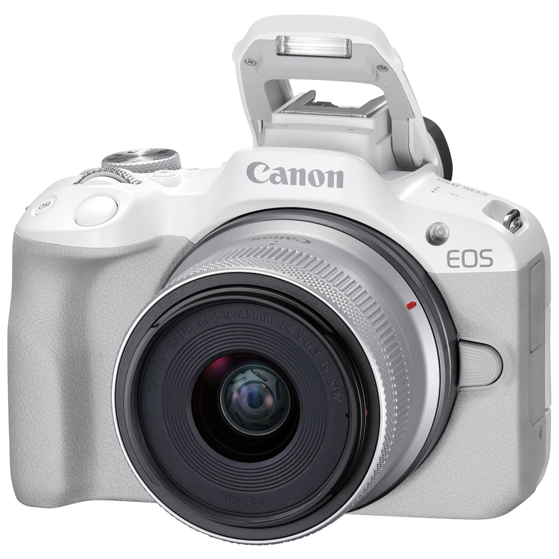 Canon EOS R50 bianco Set + RF-S 18-45 IS STM