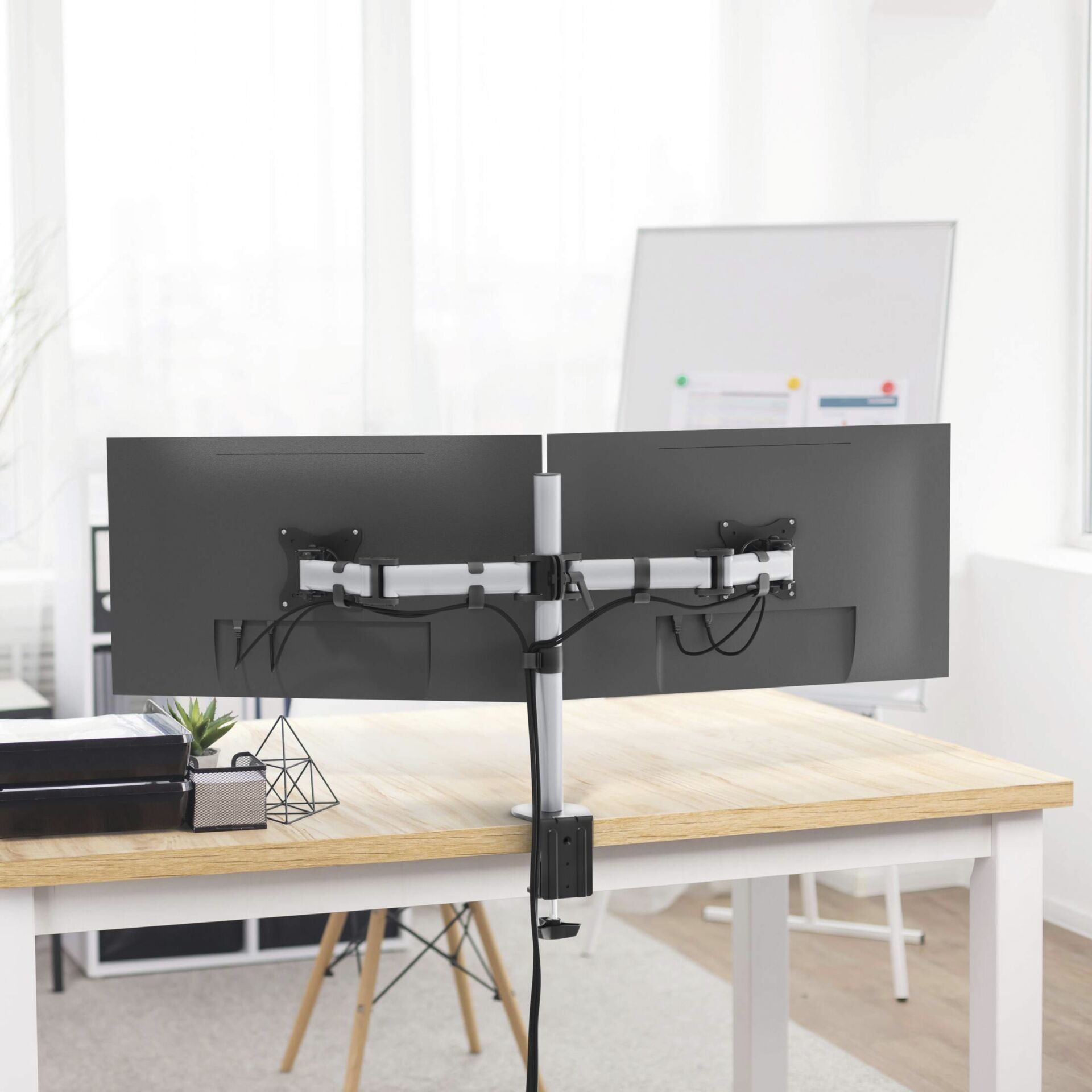 Durable Monitor Halterung Select für 2 Monitore, Tischbef. 5