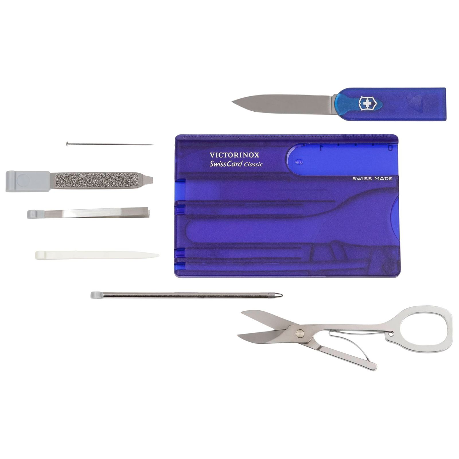 Victorinox SWISSCARD blu trasparente