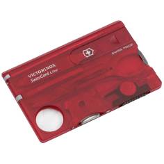 Victorinox SWISSCARD LITE rosso trasparente