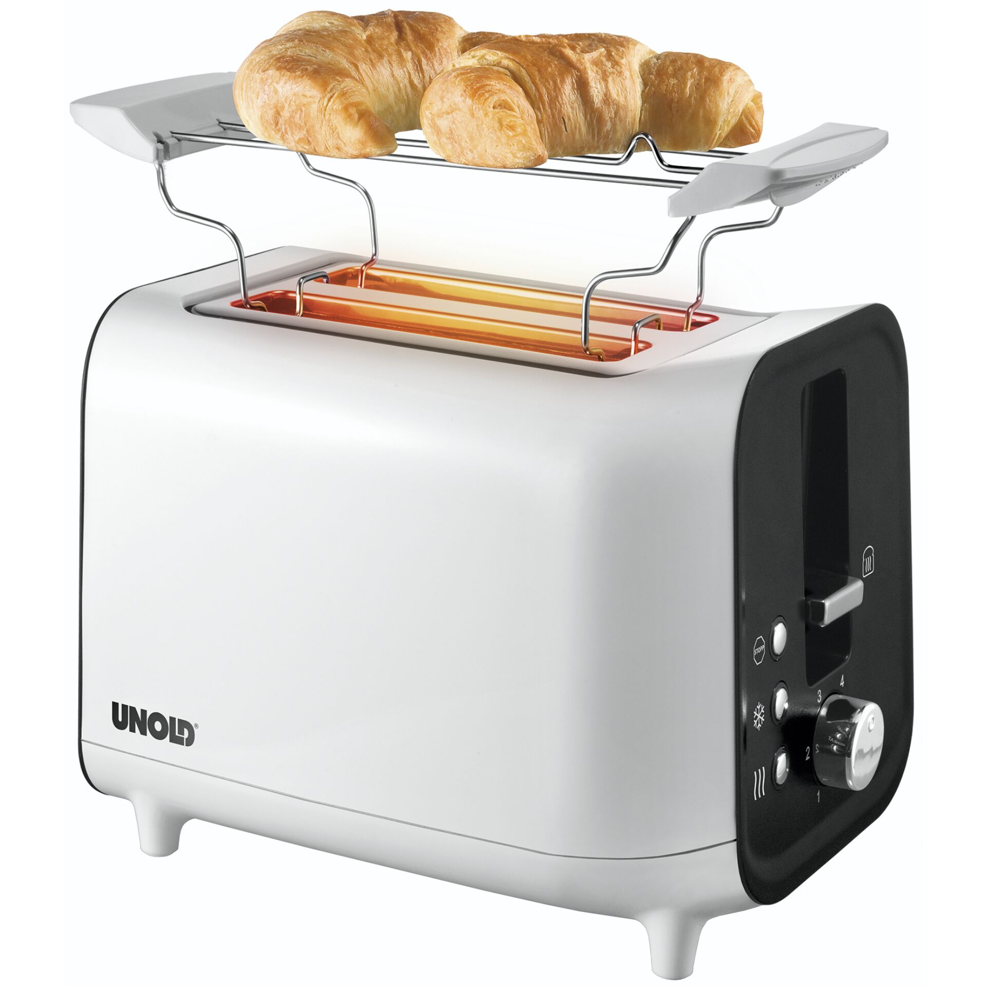 Unold 38410 Toaster Shine bianco