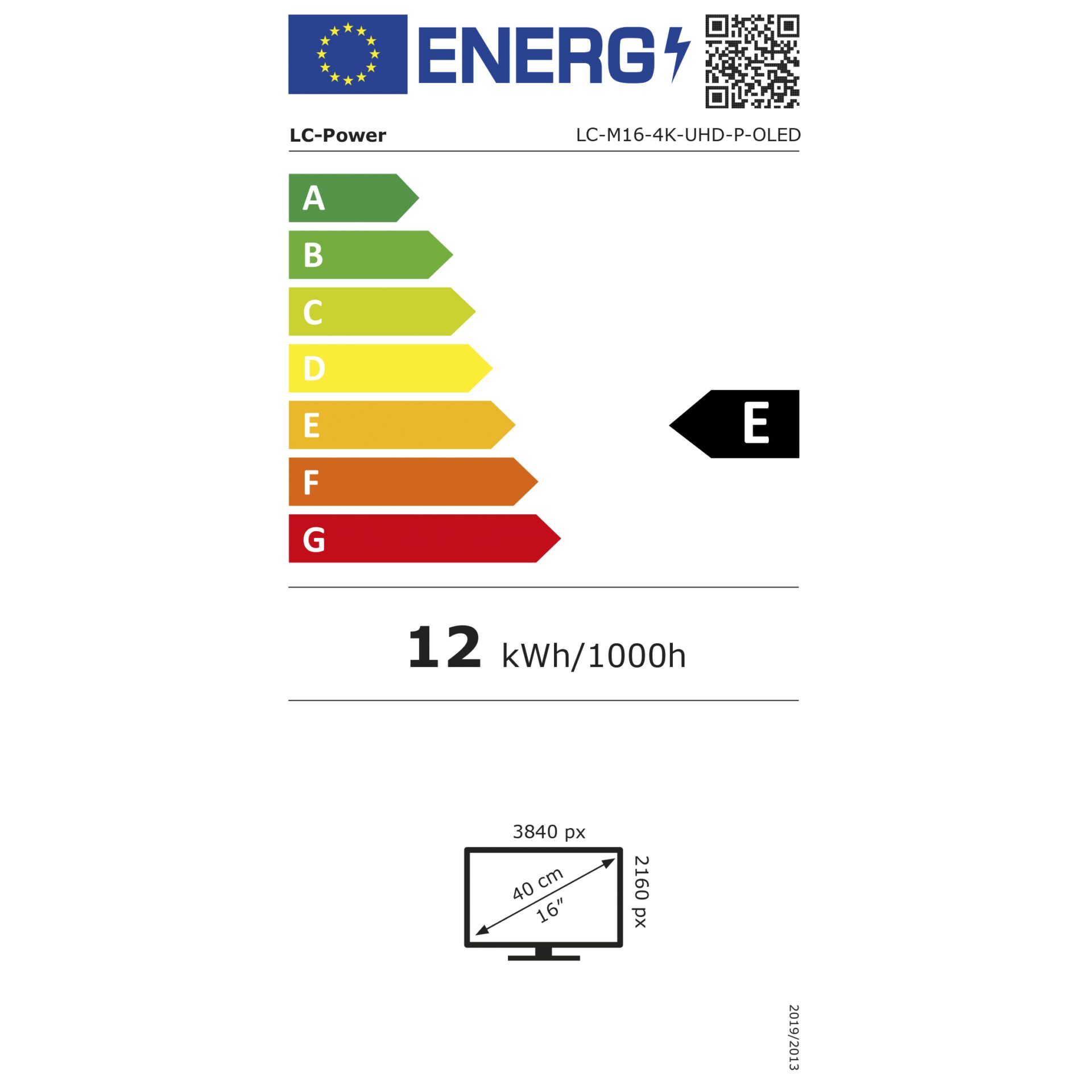 LC-Power LC-M16-4K-UHD-P-OLED Portabler UHD-Monitor