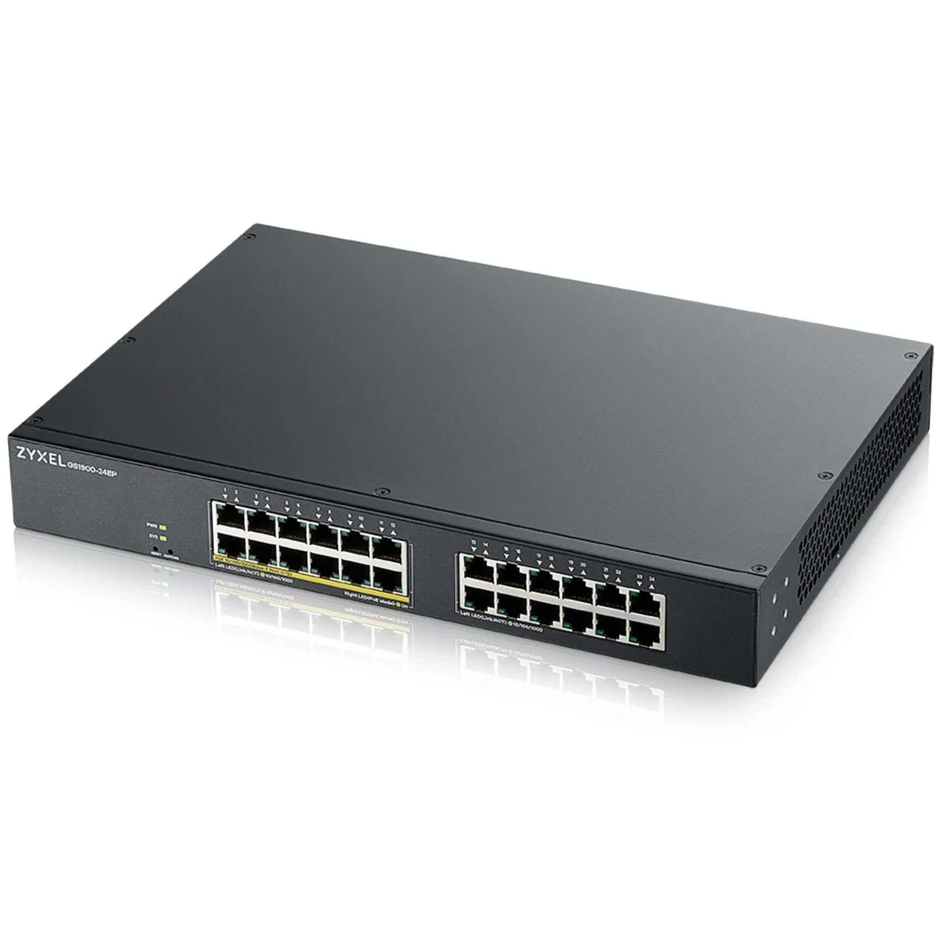 Zyxel GS1900-24EP 24-Port Switch, 12 PoE+ Ports