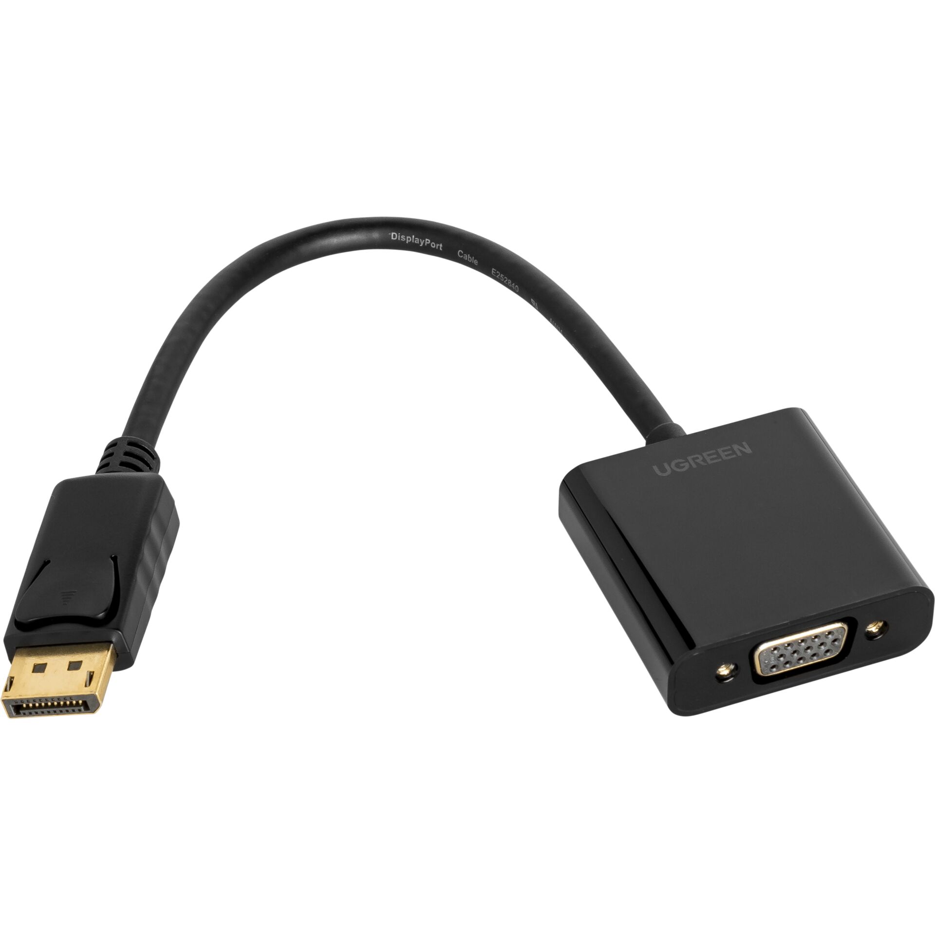 UGREEN DP Male To VGA Female Converter-Black