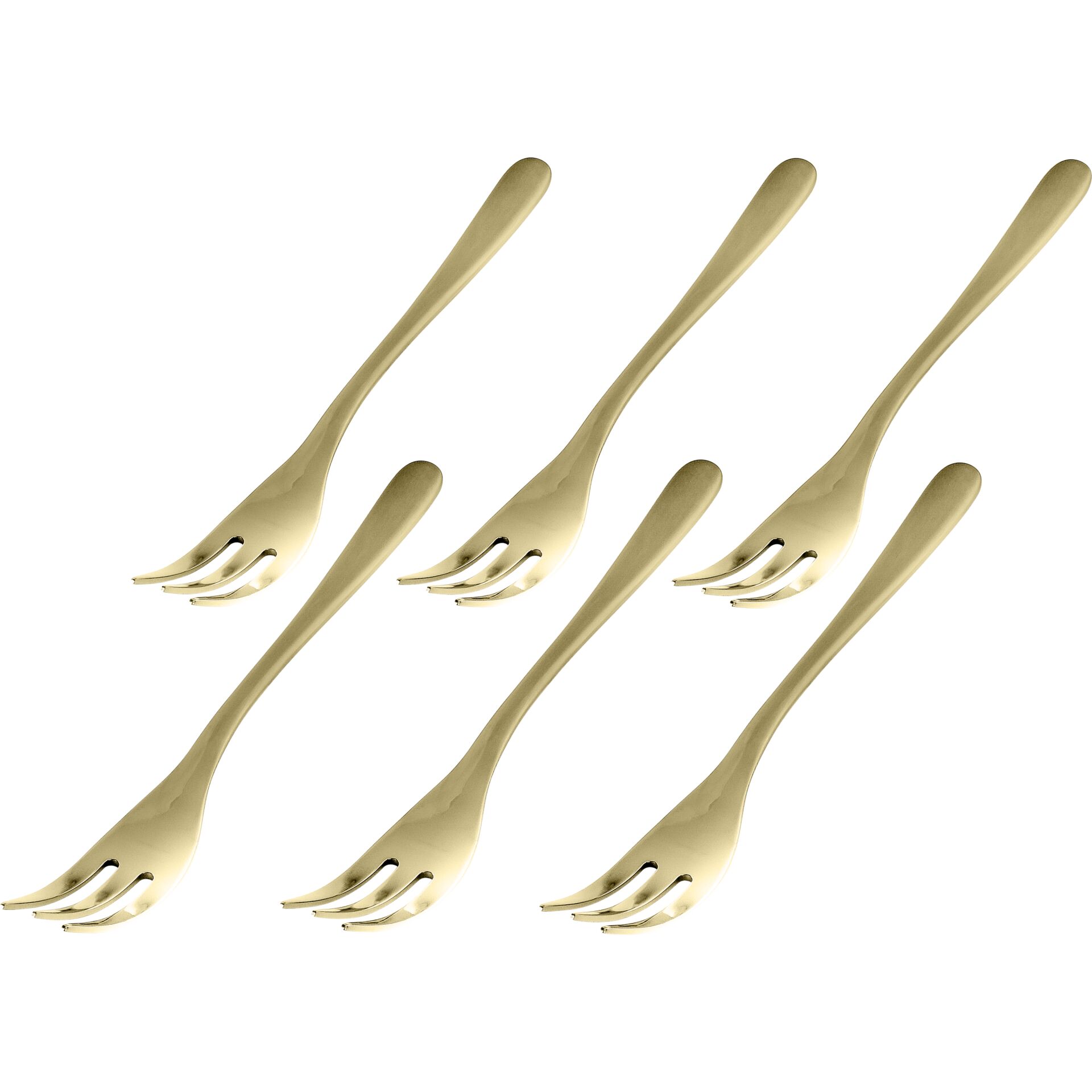 Sambonet Taste PVD 6 Forchette D Dolce Oro Lucido