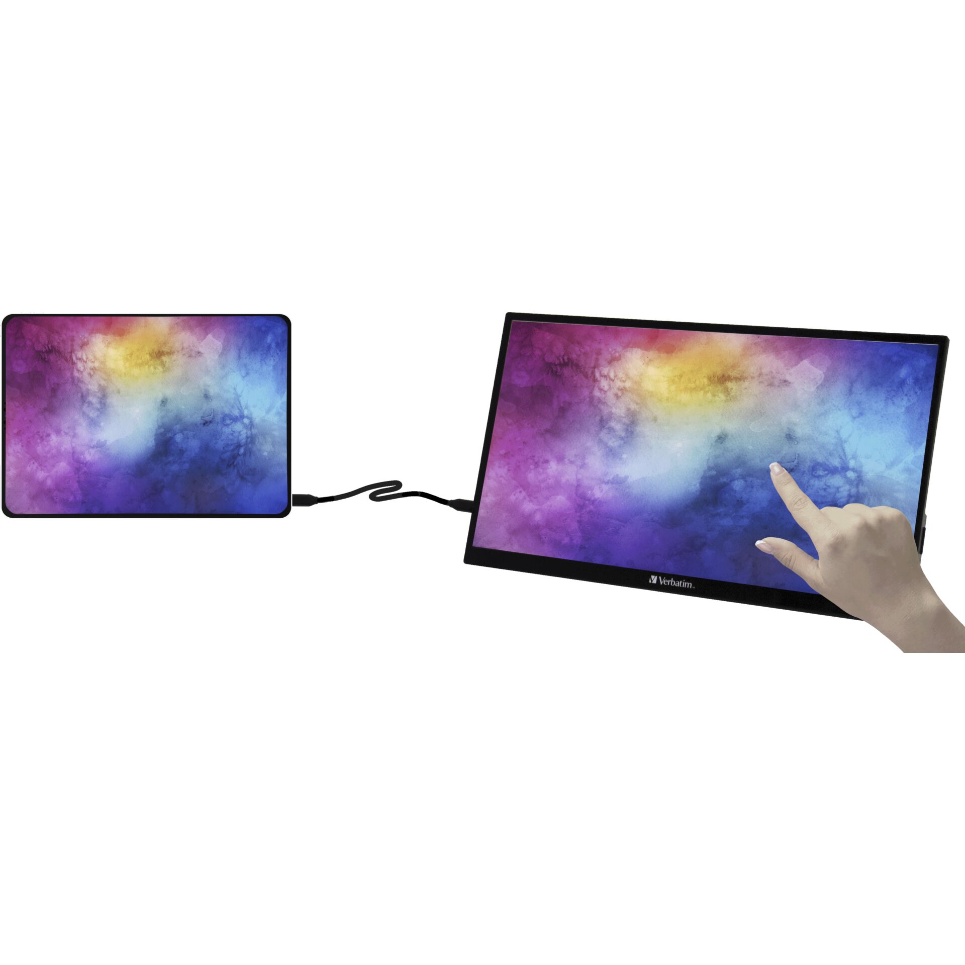Verbatim PMT-15 touchscreen monitor portatile