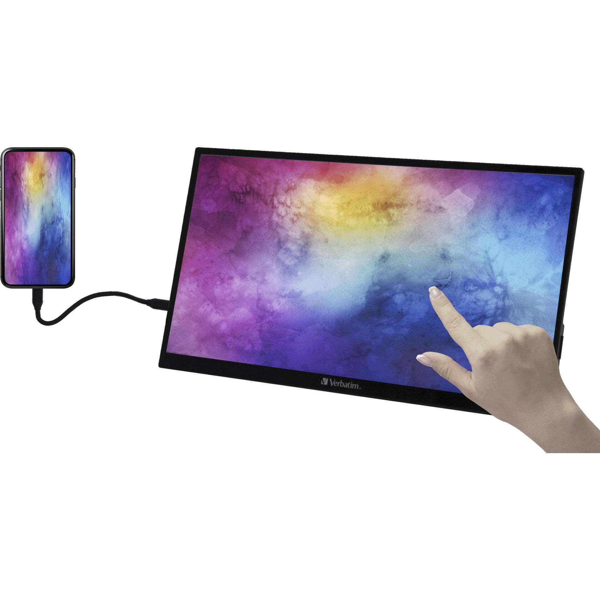 Verbatim PMT-15 touchscreen monitor portatile