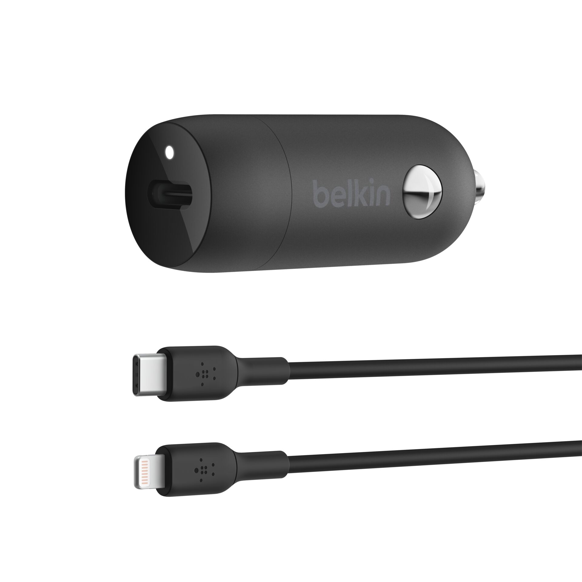 Belkin USB-C Kfz-Ladeger. 30W PD 1m Lightning-Kabel CCA004bt