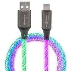 Ansmann USB-A / USB-C Kabel mit LED Beleuchtung 100cm  1700- 2