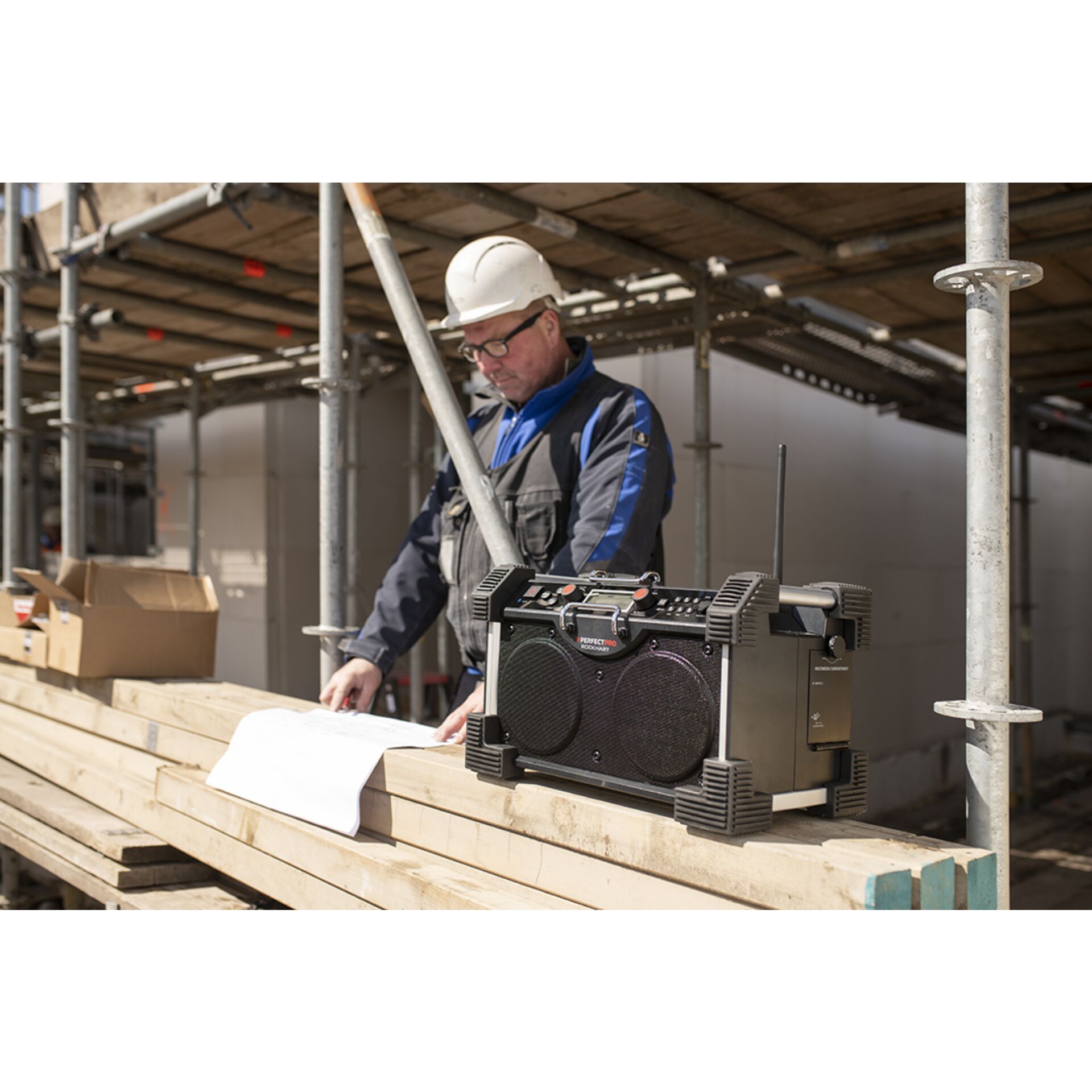 PerfectPro ROCKHART 18V radio da cantiere