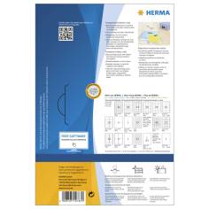 Herma transp. Etiketten  210X297 100 Blatt DIN A4 80 Stück 2