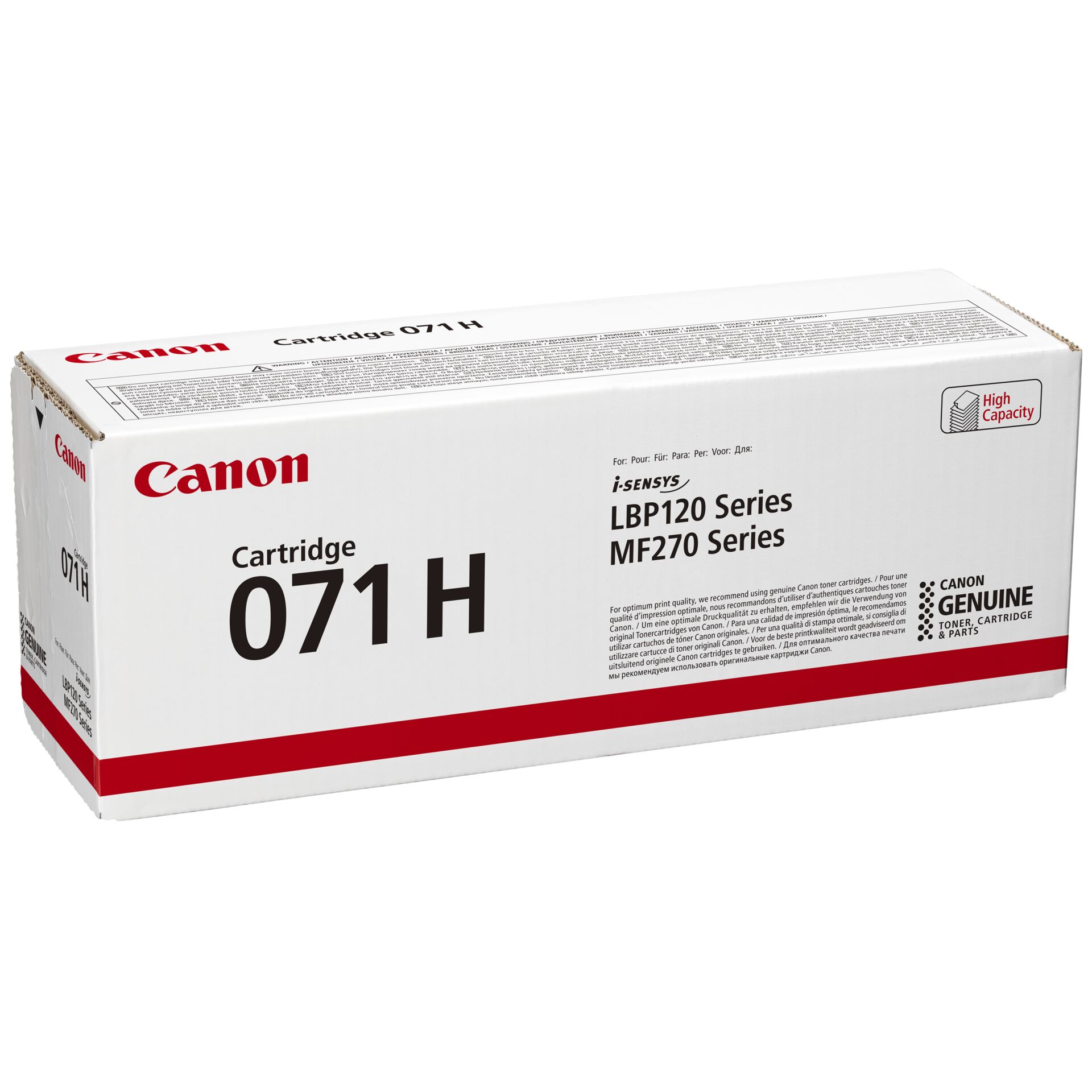 Canon cartuccia toner 071 H nero