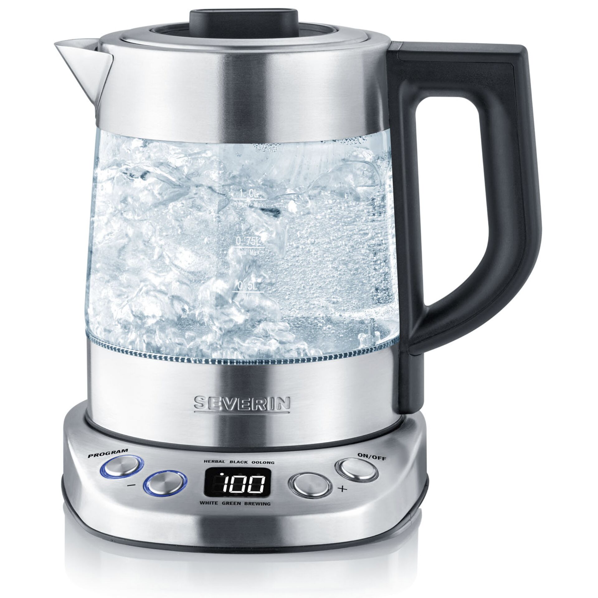 Severin WK 3473 bollitore tè/acqua in vetro, 1l