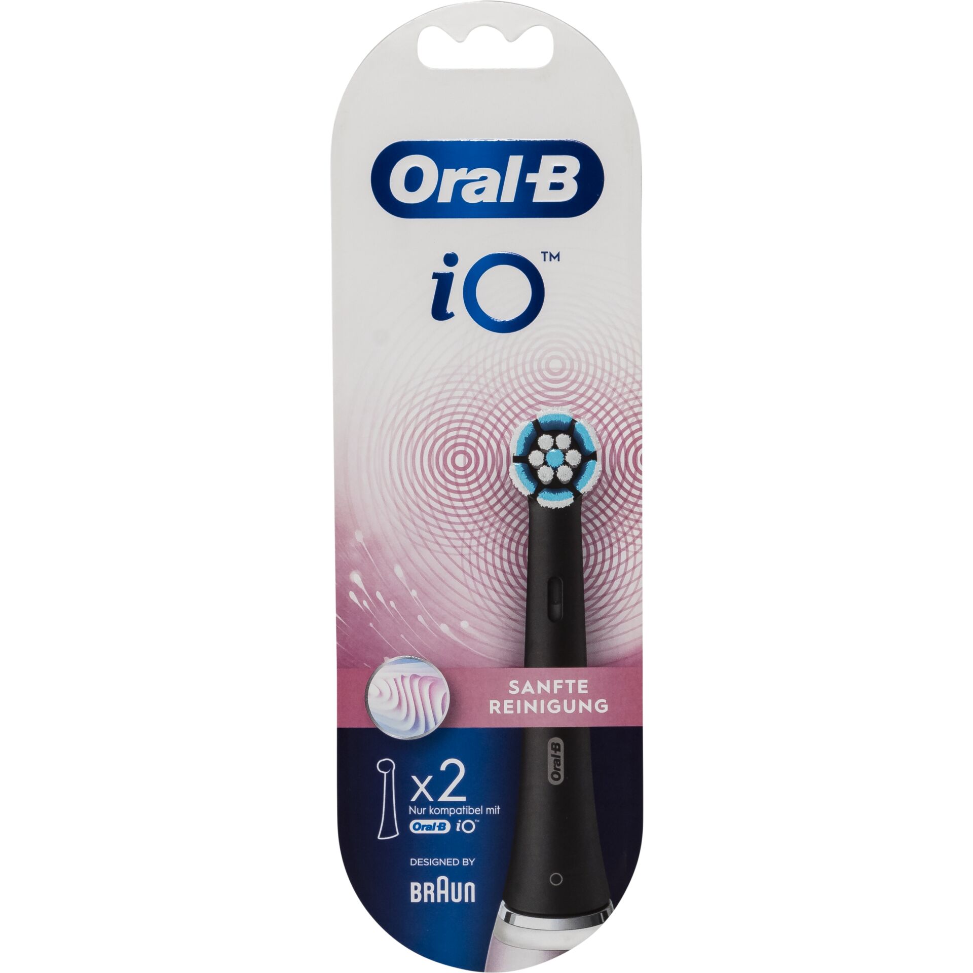 Oral-B iO testine di ricambio pulizia delicata BLACK 2pz.