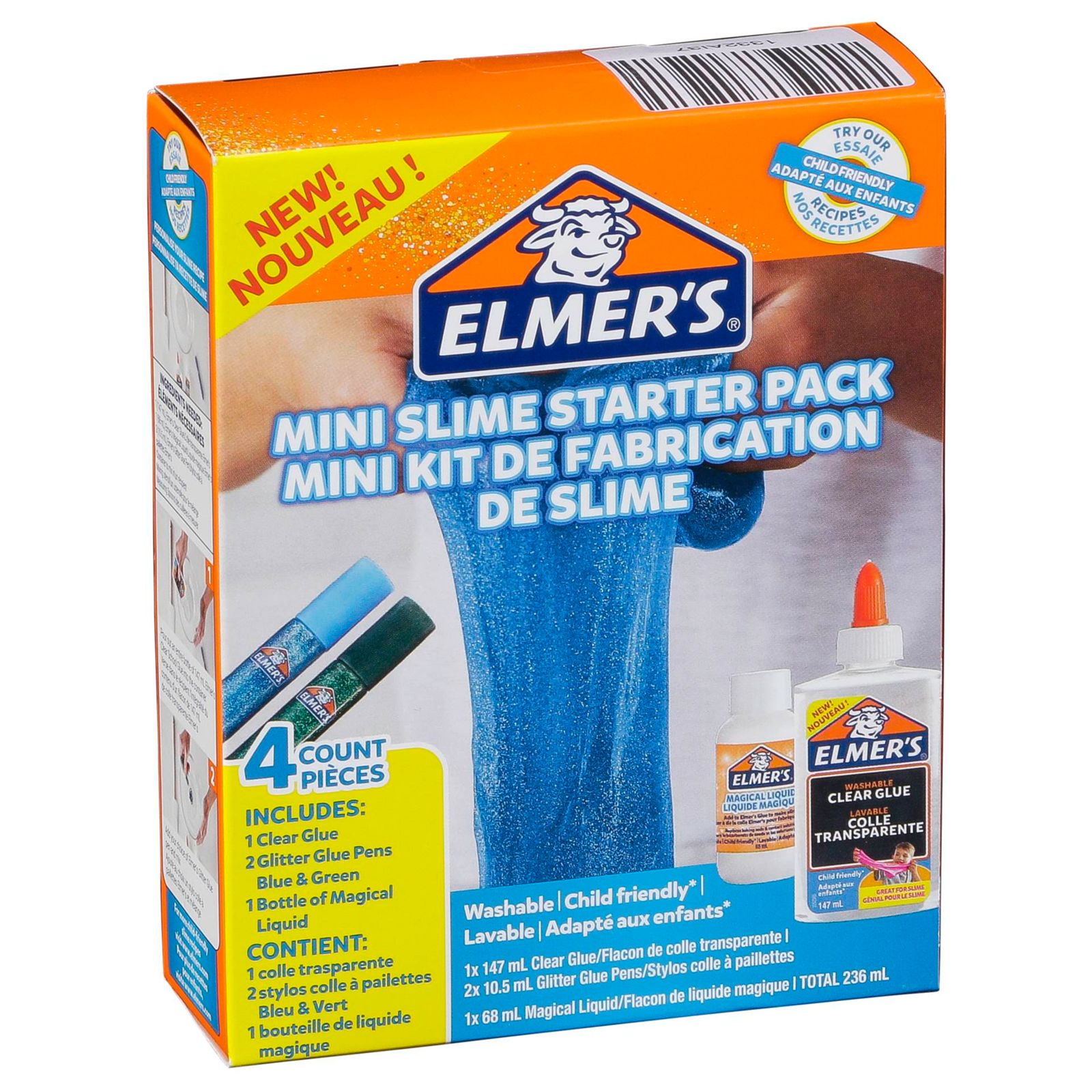 ELMER`S EVERYDAY Mini Slime Set verde & blu