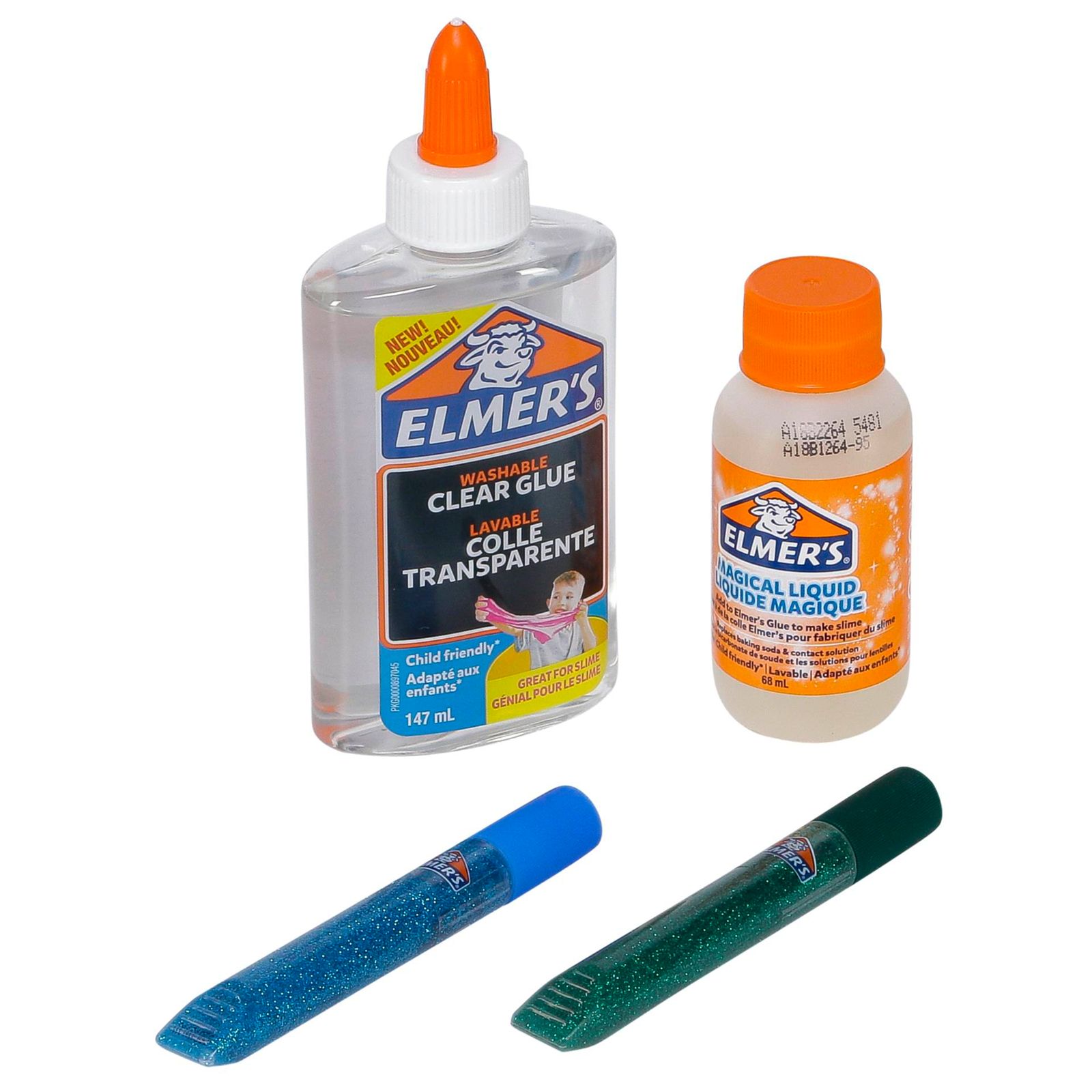 ELMER`S EVERYDAY Mini Slime Set verde & blu