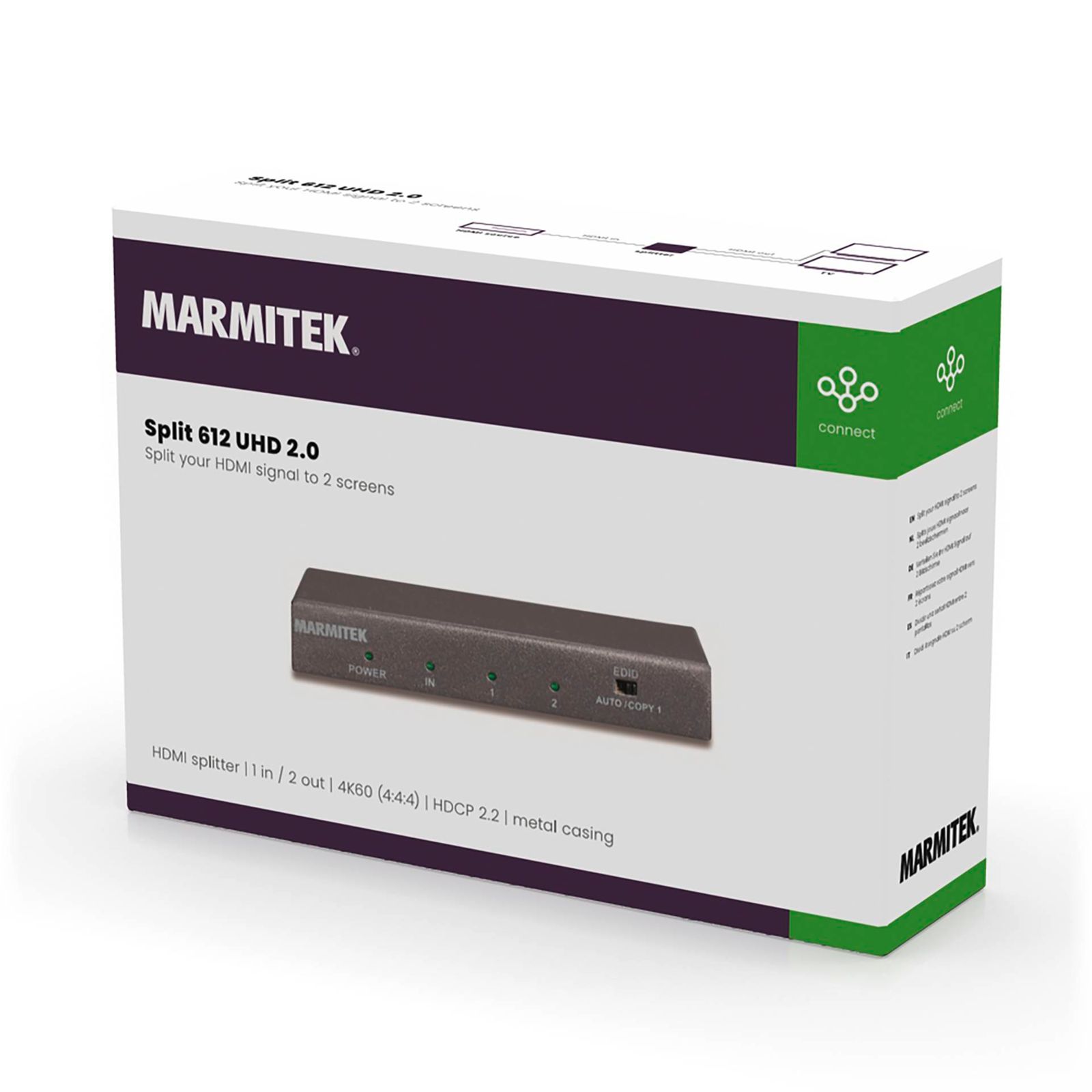 Marmitek HDMI Splitter Split 612 UHD 2.0