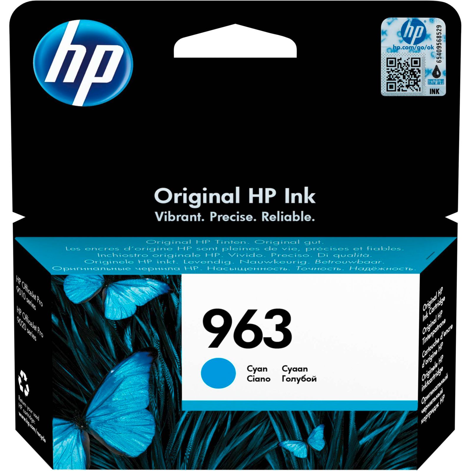 HP 3JA23AE cartuccia ciano No. 963
