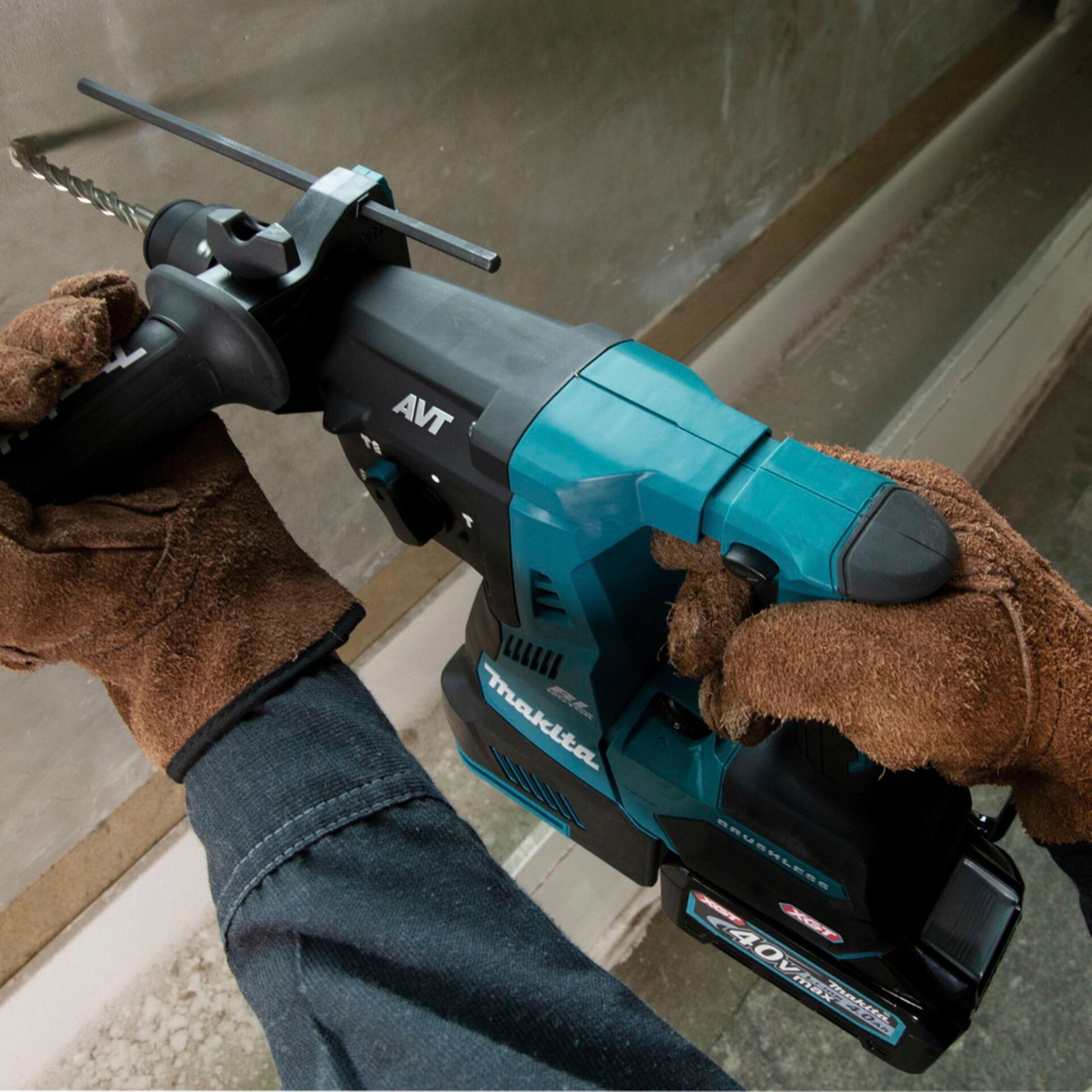 Makita  HR004GZ martello combinato a batt. SDS-PLUS 40V