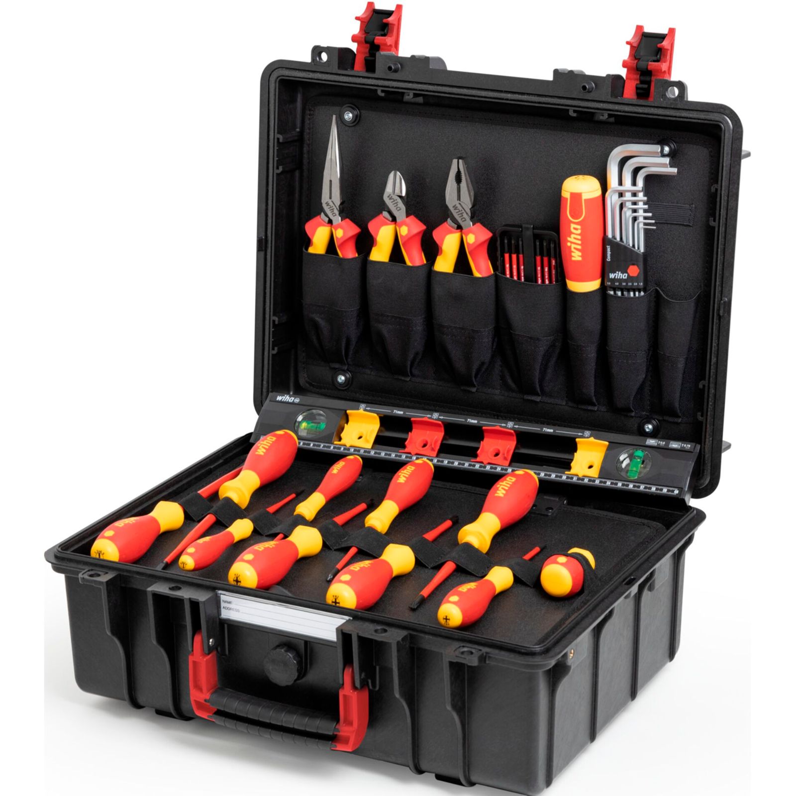 Wiha 9300-70402 Tool Case Basic kit L electric 39-pcs.