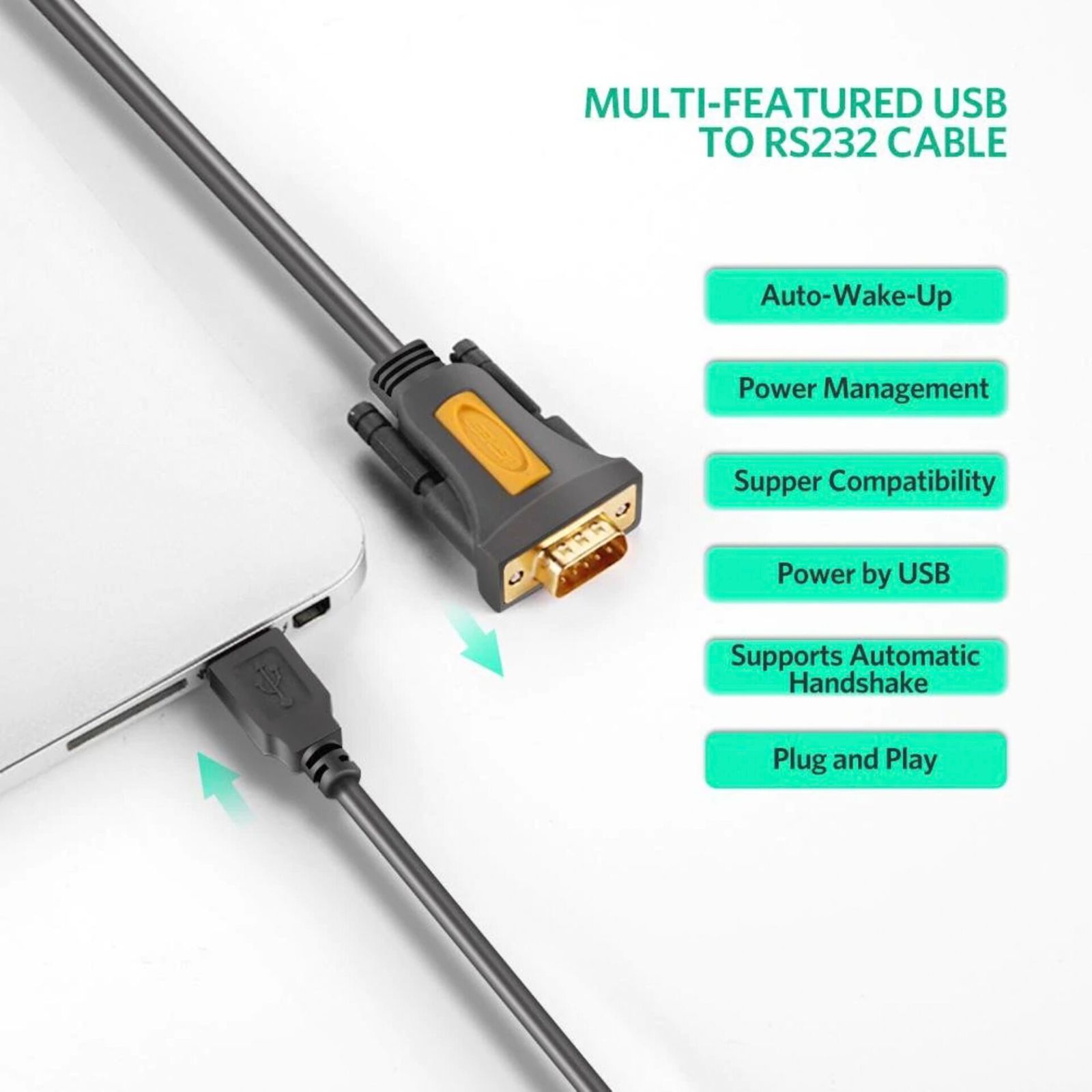 UGREEN USB su RS232 cavo seriale USB seriale DB9