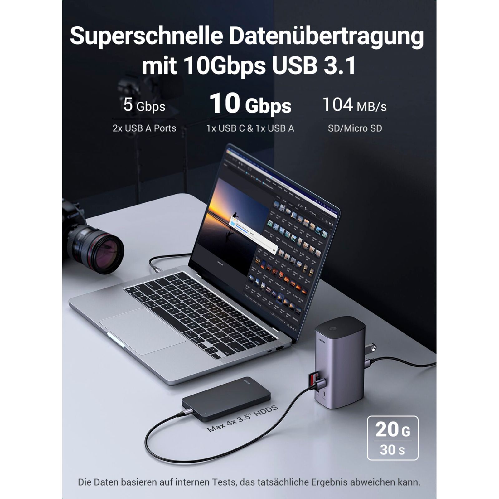 UGREEN USB-C Multifunctional Docking Station (12-in-1)