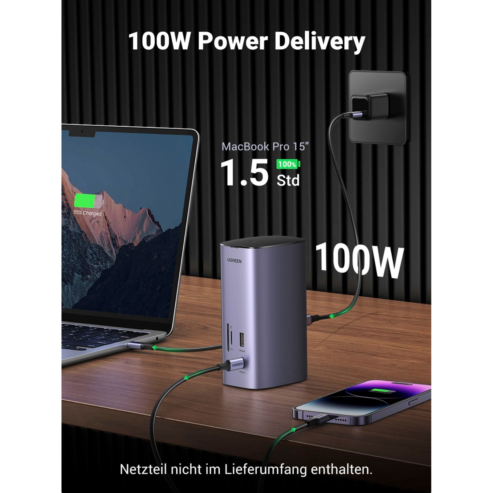 UGREEN USB-C Multifunctional Docking Station (12-in-1)