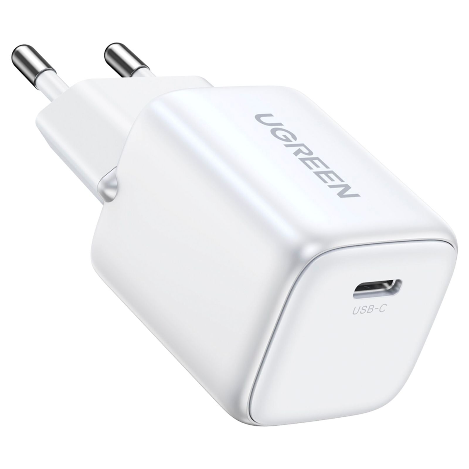 UGREEN Nexode Mini 20W PD GaN Tech caricabatt. bianco