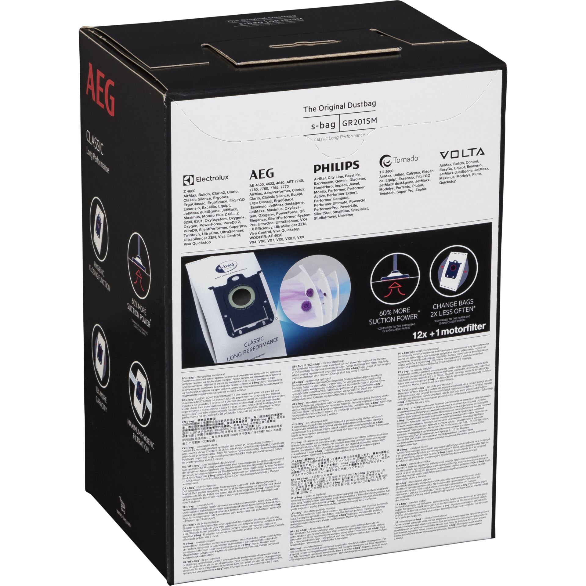 AEG GR 201SM sacchetto polvere VX7-VX8