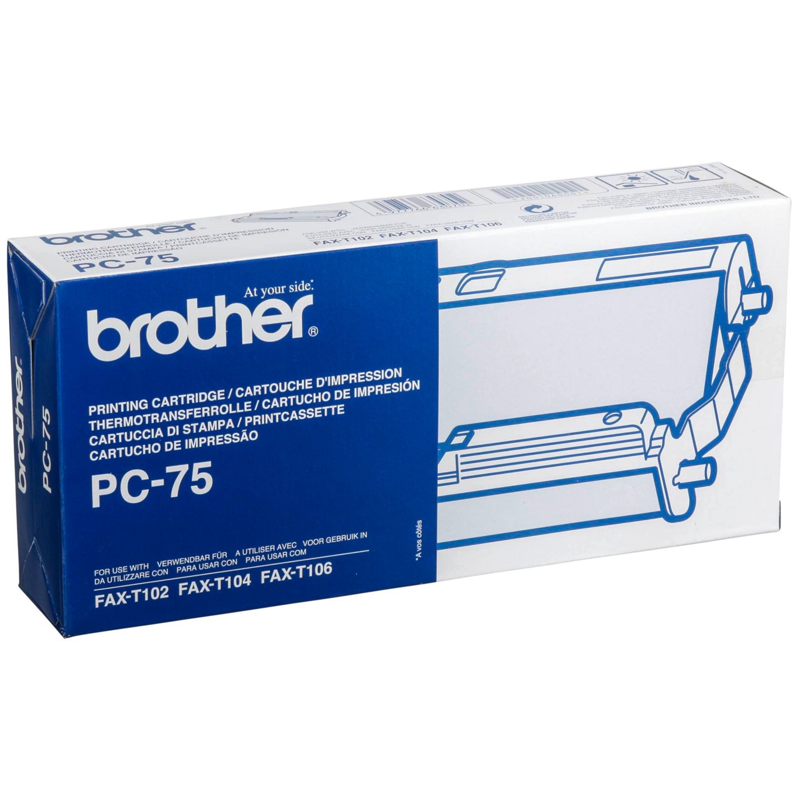 Brother PC-75 Cassette multiple incl. Nastro a trasf.termico