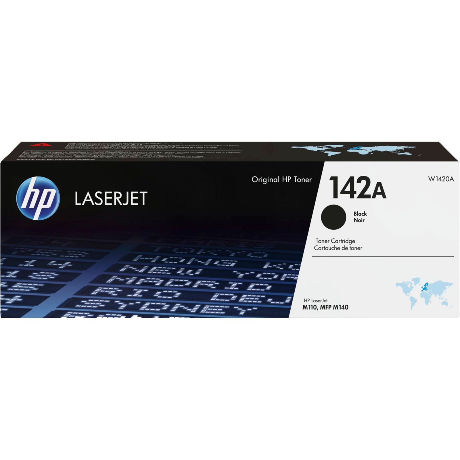 HP cartuccia W 1420 A nero No. 142 A