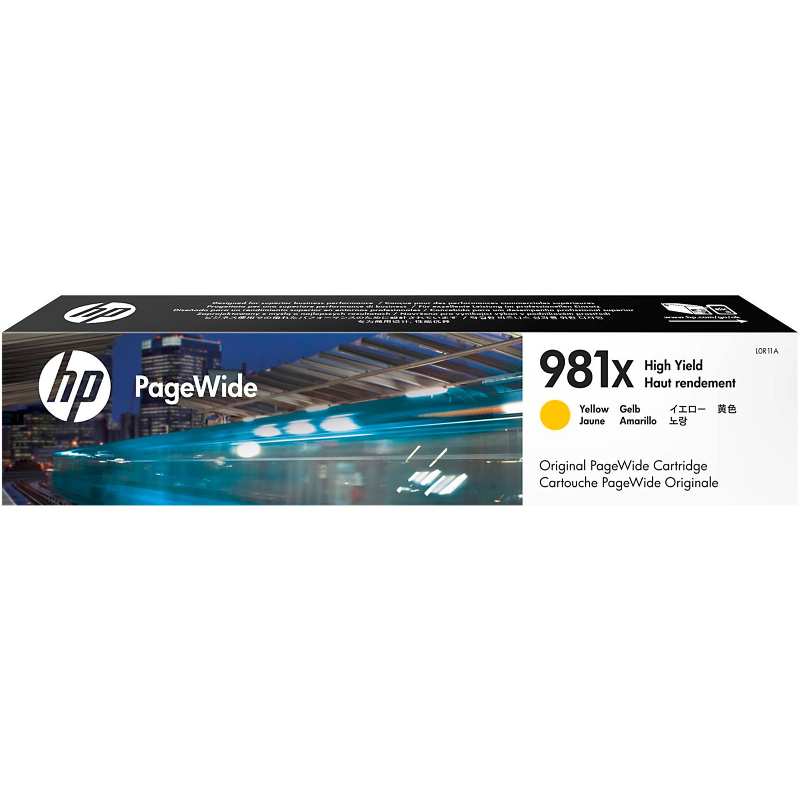 HP L0R11A PageWide cartuccia giallo No. 981 X
